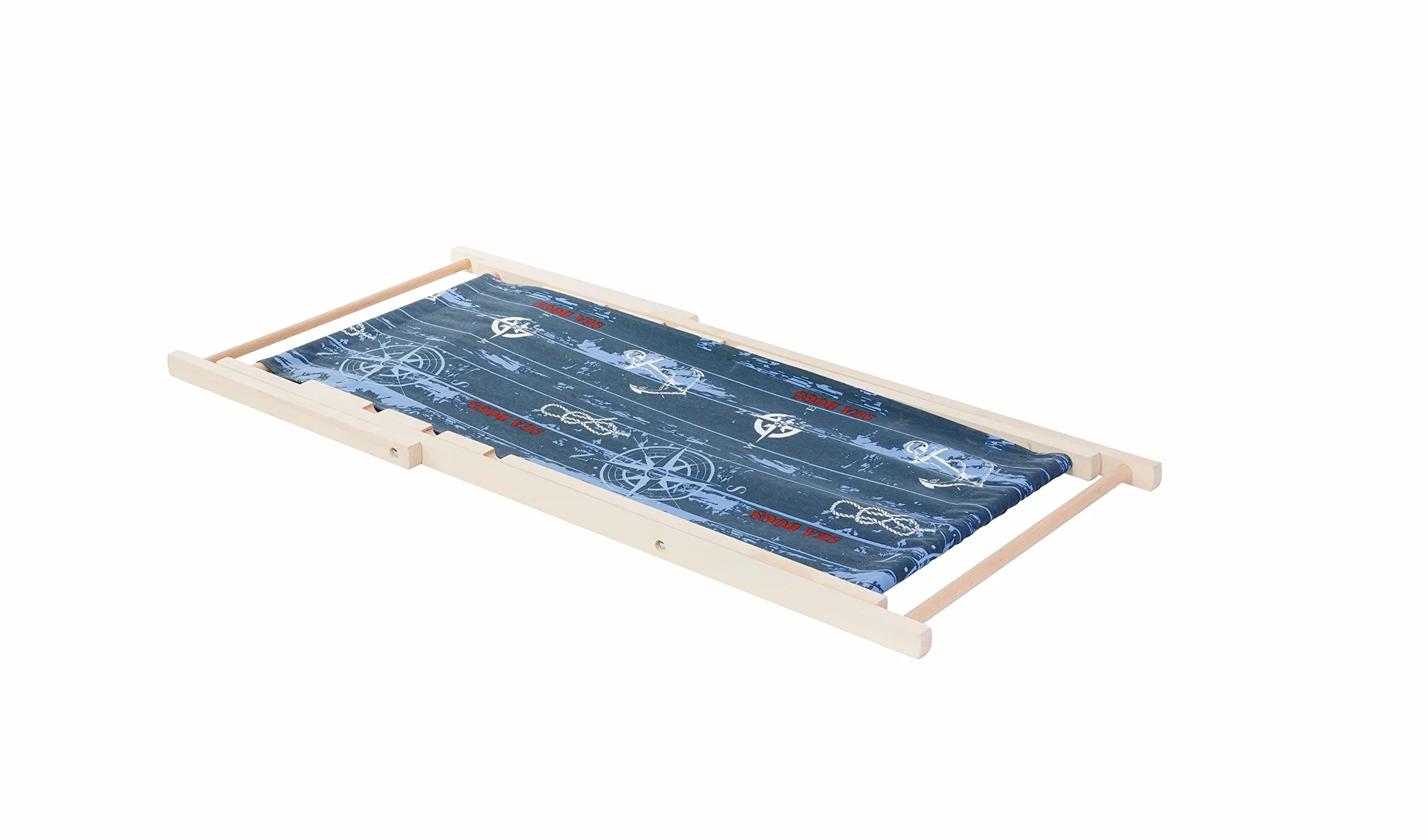 spec-wood Leżak drewniany plażowy/ogrodowy Regulowany Wytrzymały i Solidny Praktyczny Materiał Składany Łatwy w transporcie 119 cm x 58 cm Kolor Beżowy