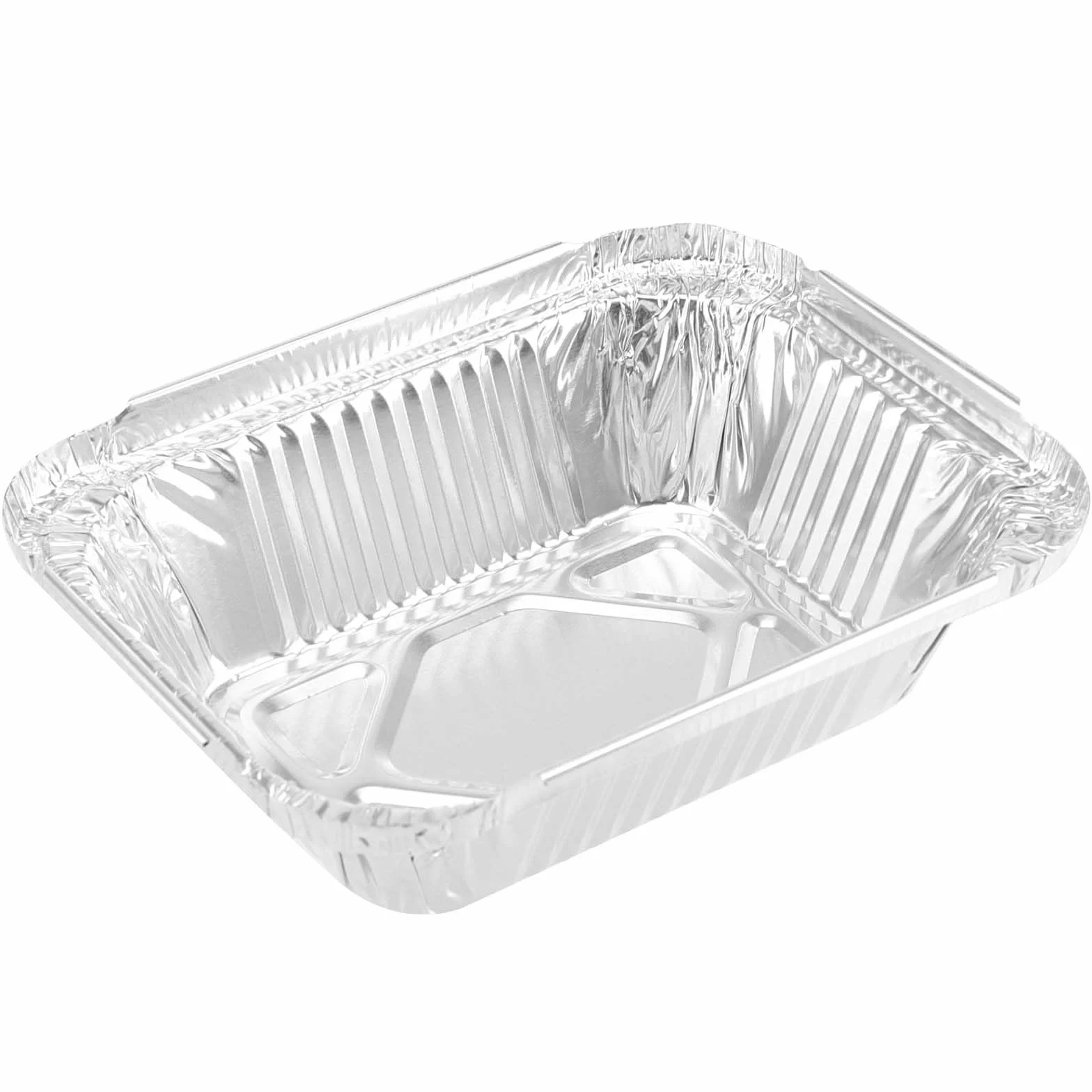 100 sztuk 13 x 10 x 4,2 cm aluminiowe miski ociekowe, kwadratowe, aluminiowe miski 260 ml, miski aluminiowe z pokrywką, miski aluminiowe do grilla, ciasta, owoców i warzyw