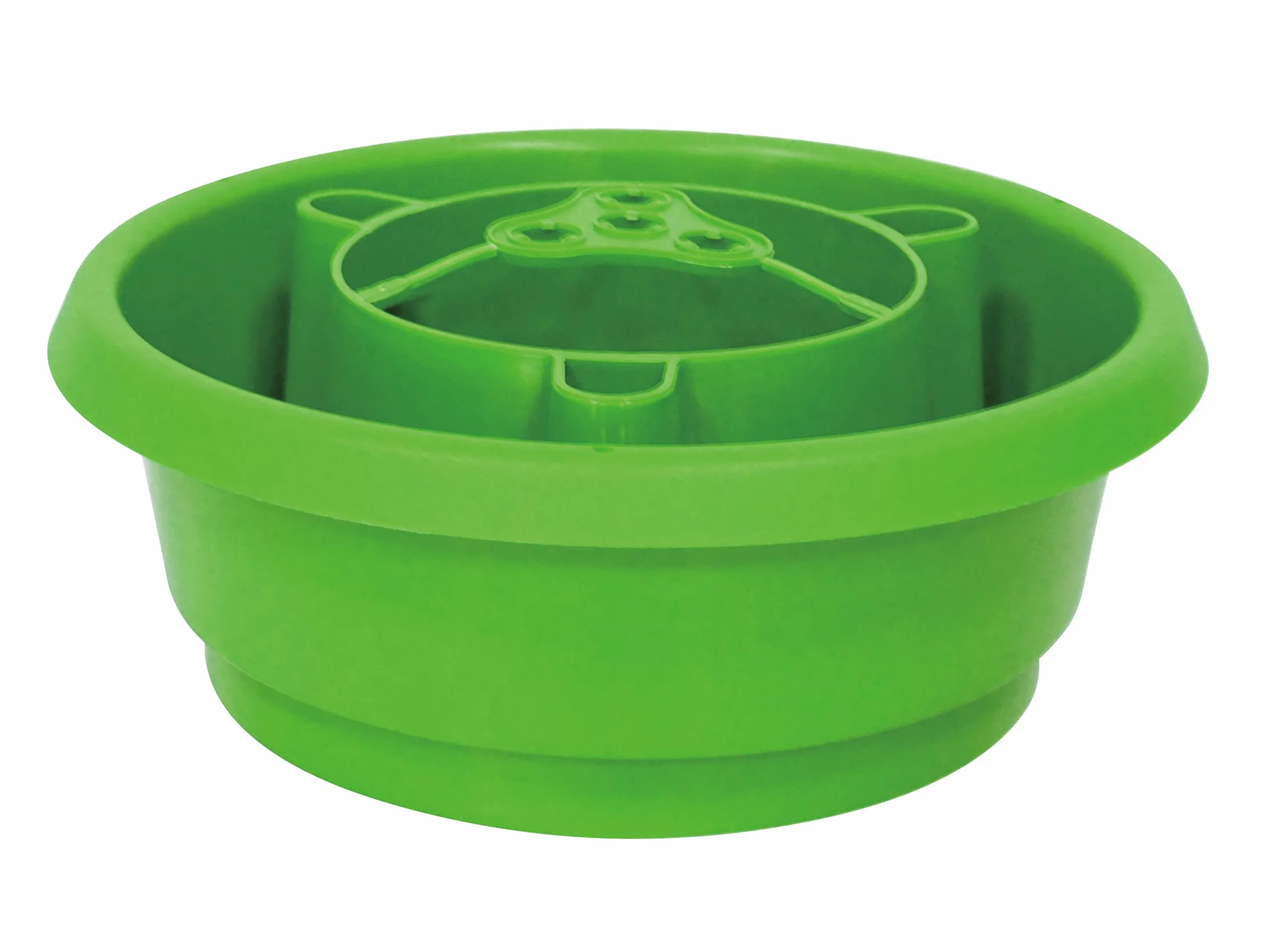 Dehner Pierścień do nawadniania z ochroną przed ślimakami, 3 sztuki, średnica 24 cm, wysokość 9 cm, tworzywo sztuczne, zielony