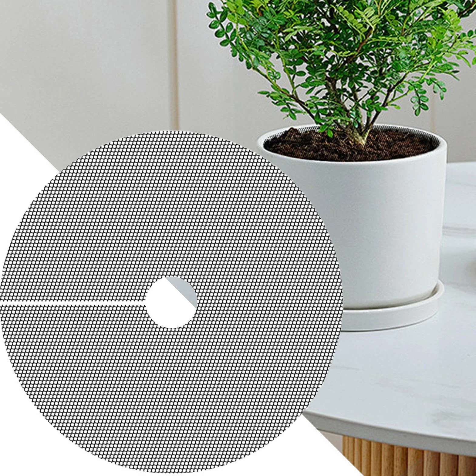 Cuttable Mesh Plant Protector Barrier Screens for Garden, Bonsai, Indoor & Outdoor Potted Flowers