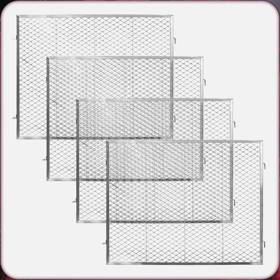 Kompostownik ze stali ocynkowanej, metalowy kompostownik, pojemnik na kompost, kratka kompostowa 100 x 100 x 80 cm, kratka ogrodowa, kompostownik