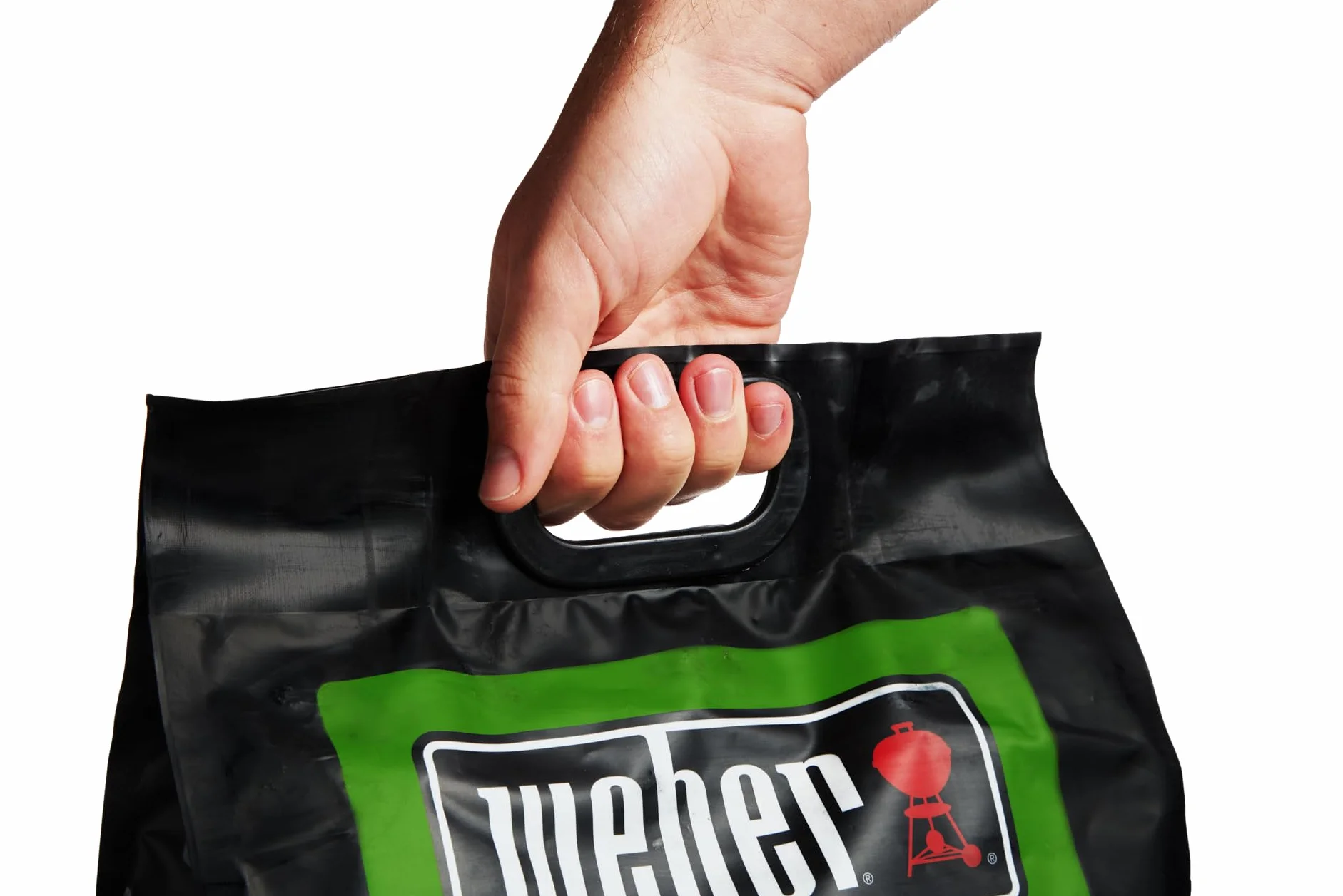 Weber Brykiet do Grilla z Skorup Kokosa (8kg Worek), Wydajny, do Długiego i Stabilnego Żaru, Idealny do Długiego Grillowania Mięsa, 100% Naturalny (18402)