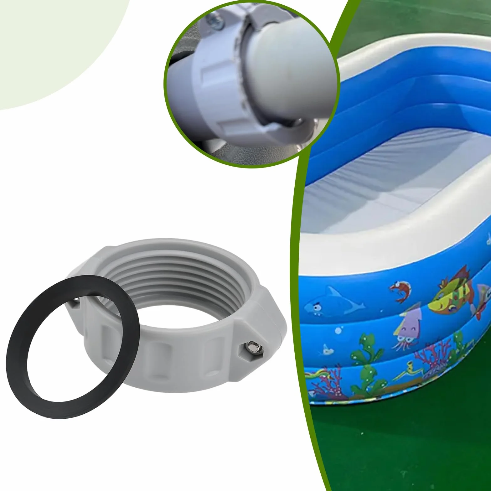 The Lord of the Tools 1 zestaw zamiennik złącza pompy P06574 łącznik powietrza kompatybilny z Bestway kompatybilny ze złączami Lay-Z-Spa AirJet Hot Tubs
