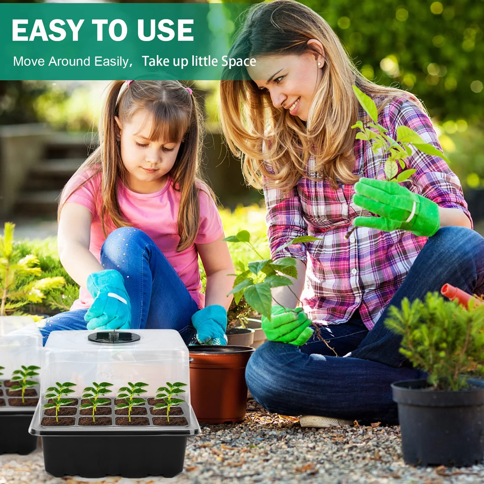 RIOGOO (6 placstic seed starter tray)