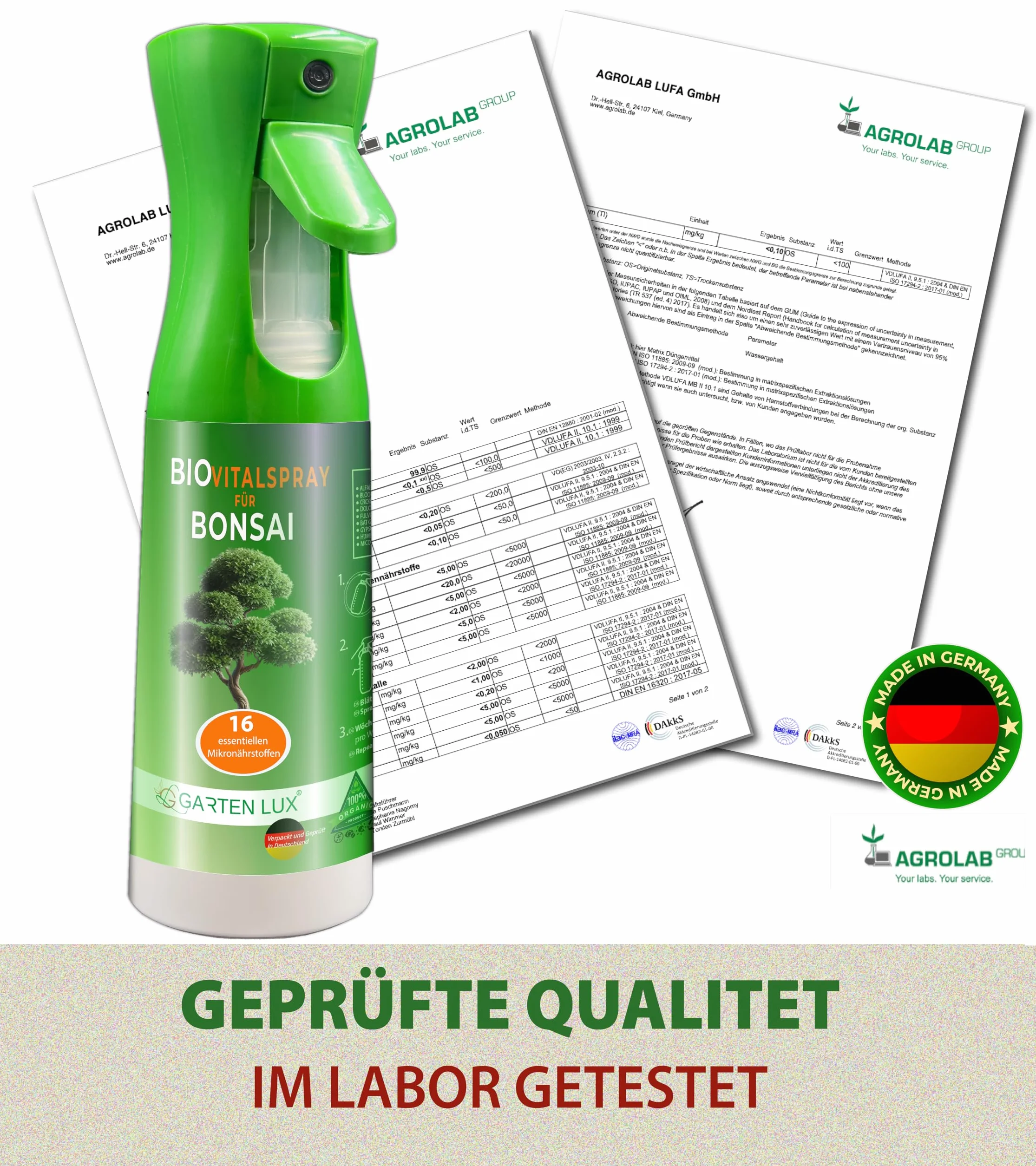 BIO Vital Spray do bonsai z 16 mikroelementami 300 ml