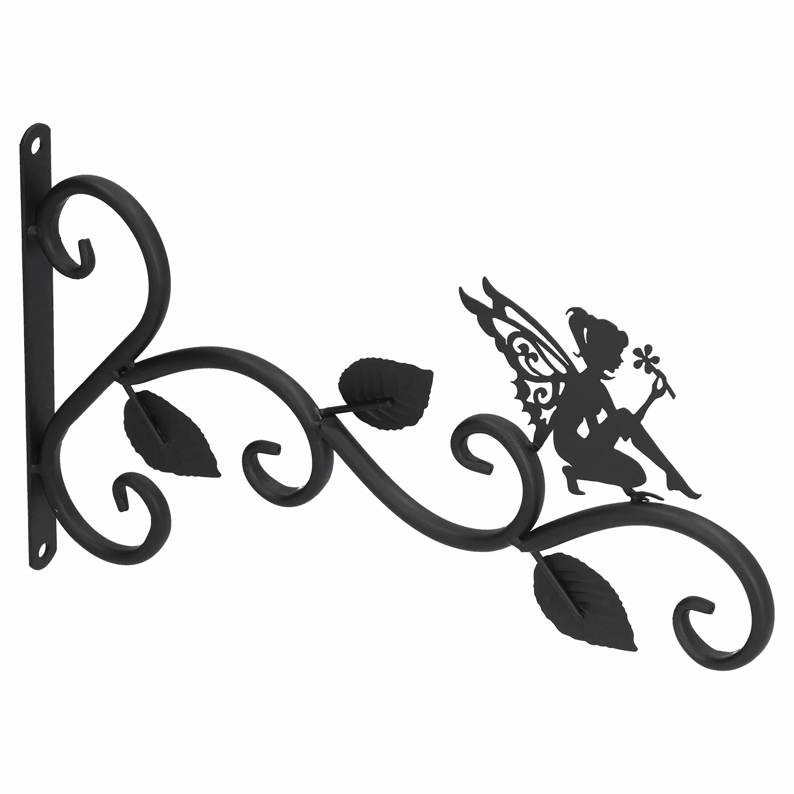 Najwyższej Jakości Haczyk do Doniczki ściennej z Kutego żelaza, Wspornik do Wiszących Roślin do Ogrodu, Salon o Solidnej Konstrukcji, łatwa Instalacja