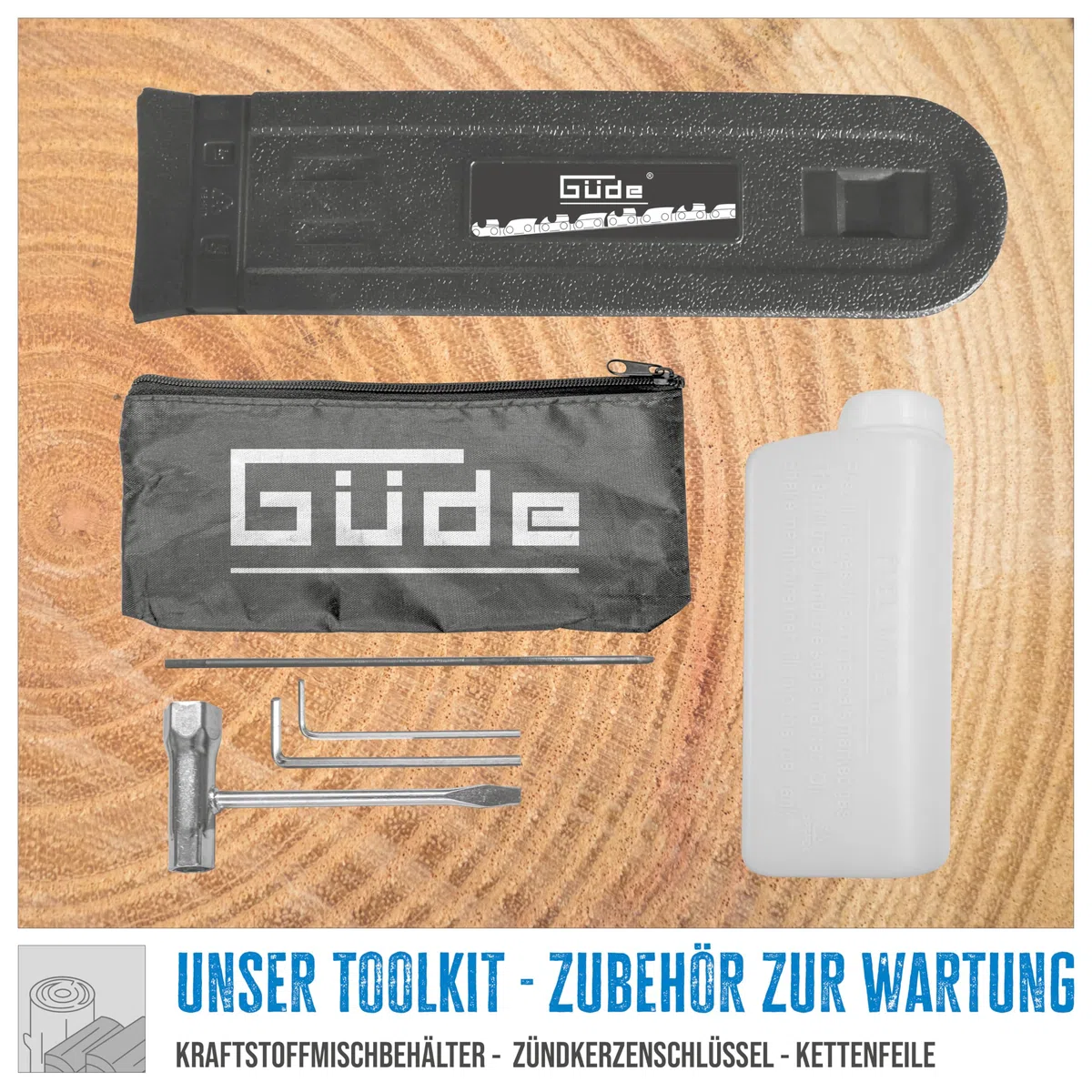 Güde Ks 400-38 Piła, Czarny/Niebieski, 425 x 270 x 280 mm