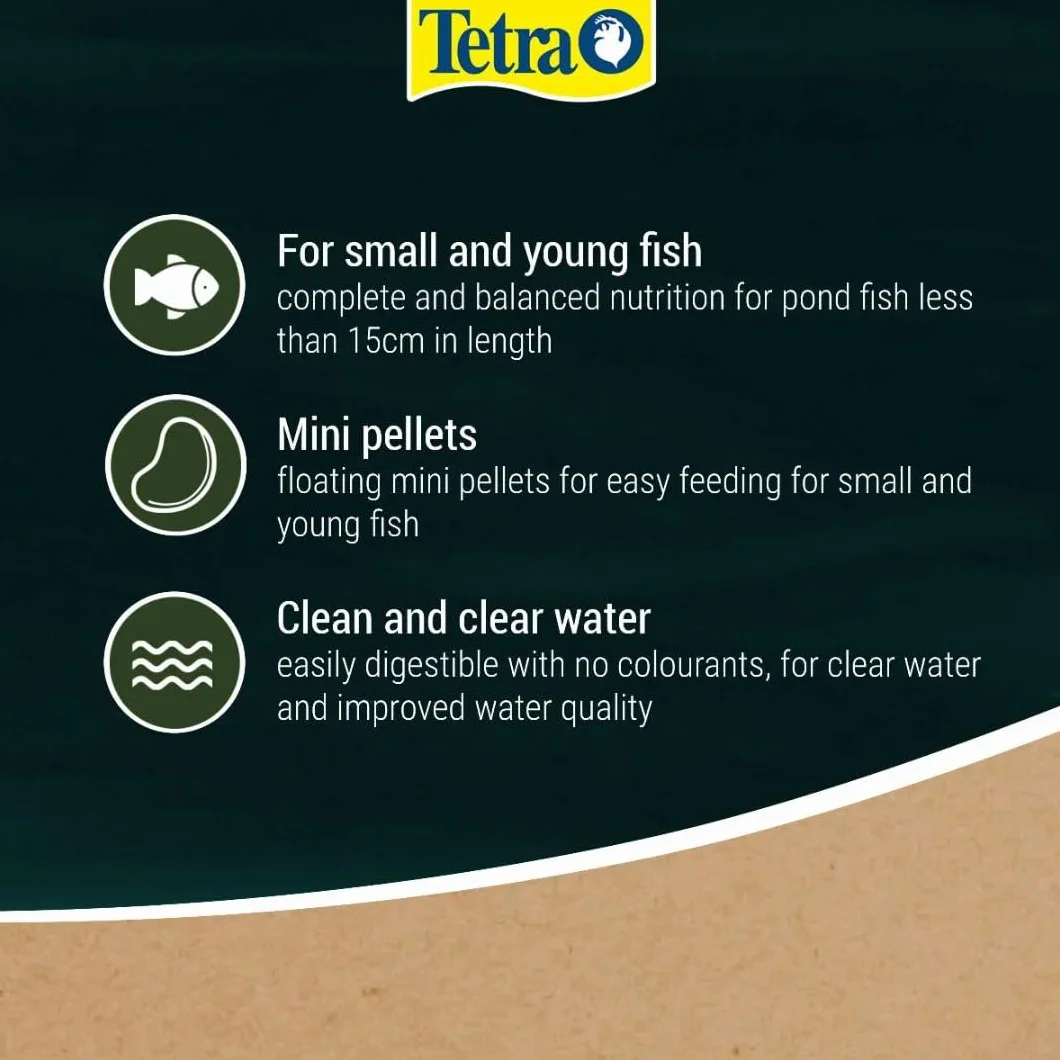 Tetra Pond Pellets Mini pokarm główny dla małych ryb stawowych, pływające granulki 1 l