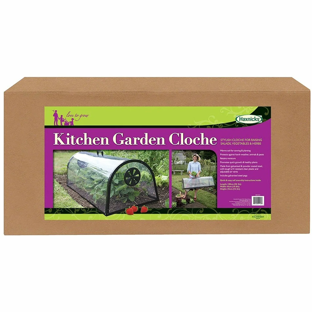 Tierra Garden Kg010101 Rękaw Ogrodowy, Przezroczysty, 100x45x35 cm