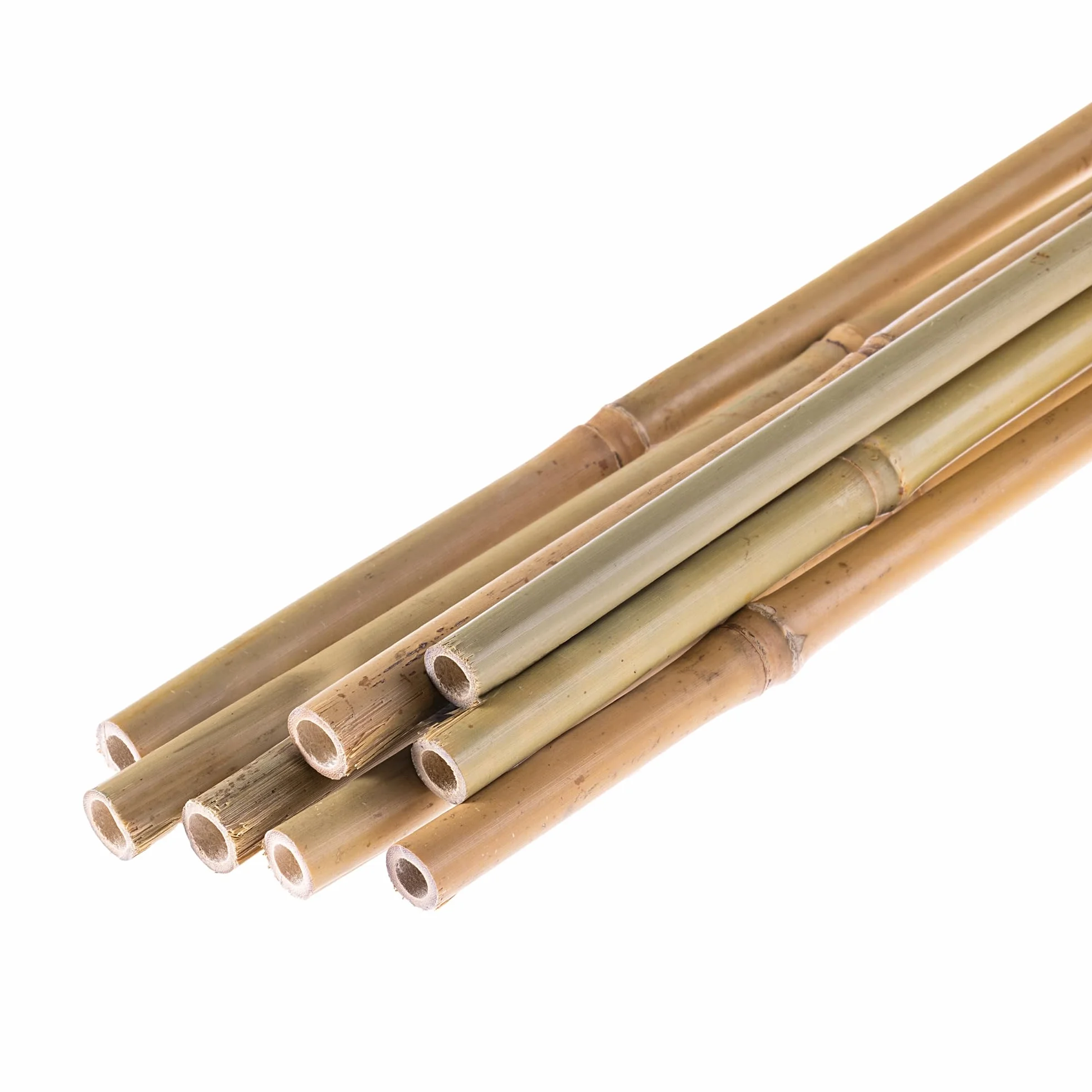 KADAX Drążki bambusowe 120 cm x 12/14 mm, zestaw 50 sztuk, drążki bambusowe jako podpora dla roślin pomidorowych i pnących, podpórka do roślin pnących