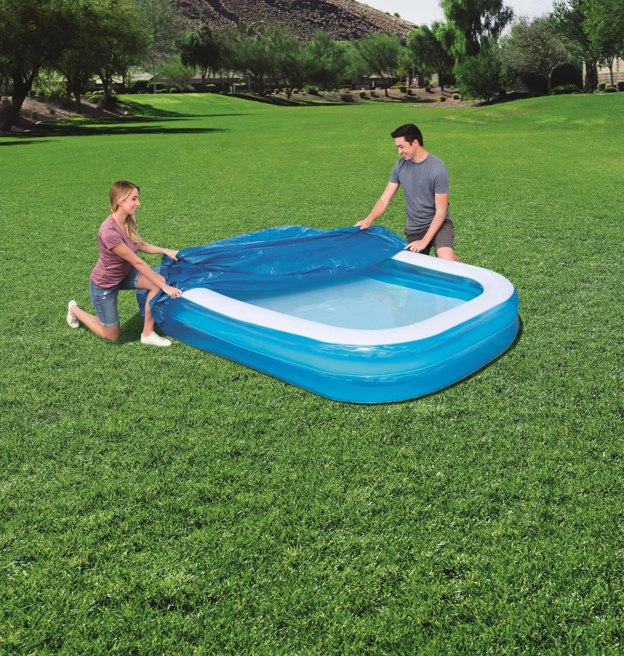 Bestway Flowclear™ 8'7" X 69" X 20"/2.62M X 1.75M X 51Cm Pool Cover