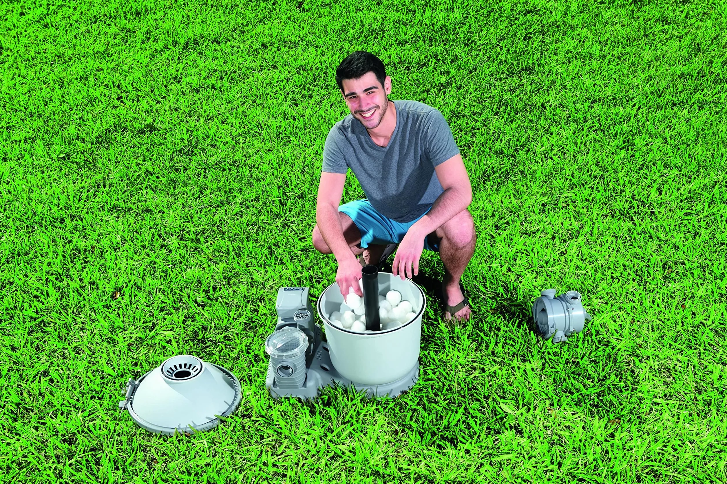 Bestway Flowclear Polysphere materiał filtrujący do pomp piaskowych basenowych