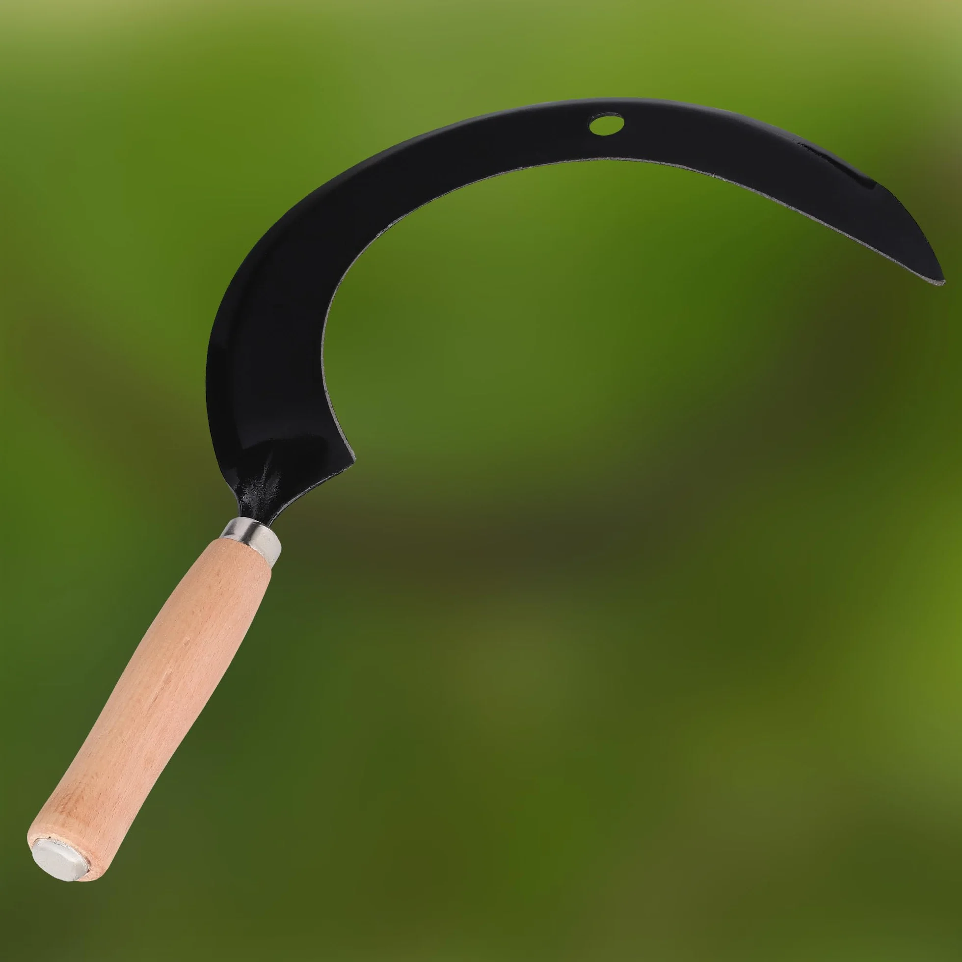KOTARBAU® Półksiężyc okrągły sierp ogrodowy sierp ogrodowy kuty sierp sierp sierp kuty sierp kosy 235 mm