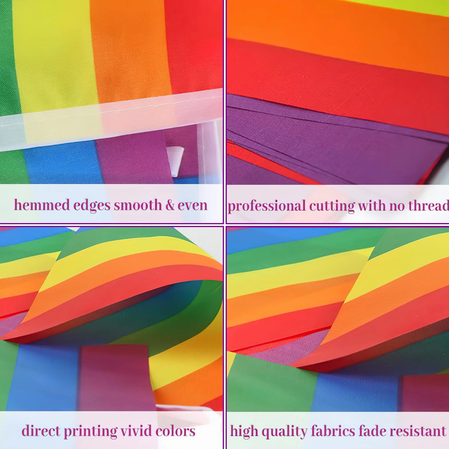 ACTOYS Tęczowa flaga Gay Pride, mała tęczowa flaga, odporna na warunki atmosferyczne, tęczowa flaga na zewnątrz, girlanda do użytku wewnątrz i na zewnątrz, do ogrodu, na imprezę Pride Month, dekoracja, 10 metrów
