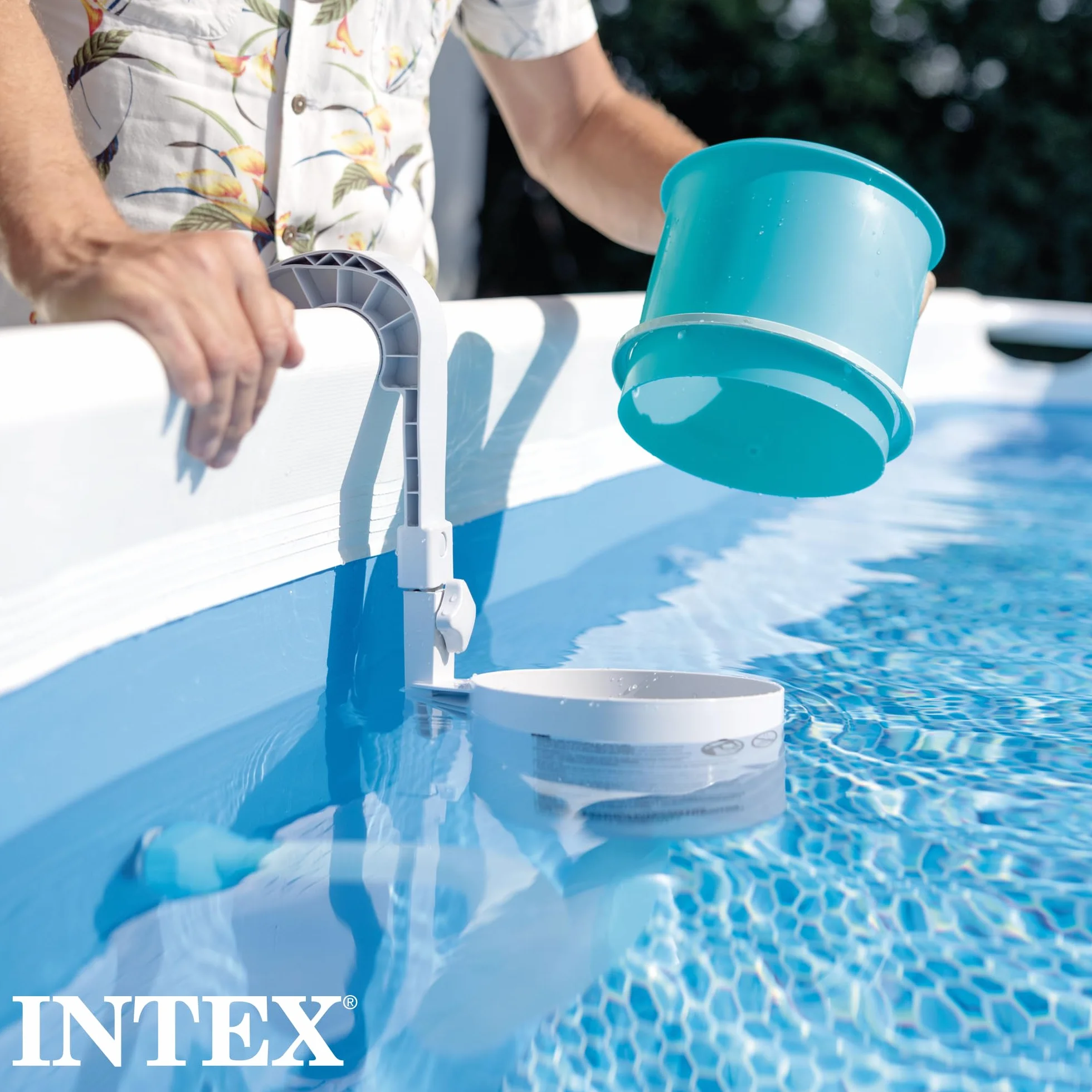 Intex 28000 podwieszany cedzak do basenu, wielokolorowy, Ø 16 cm
