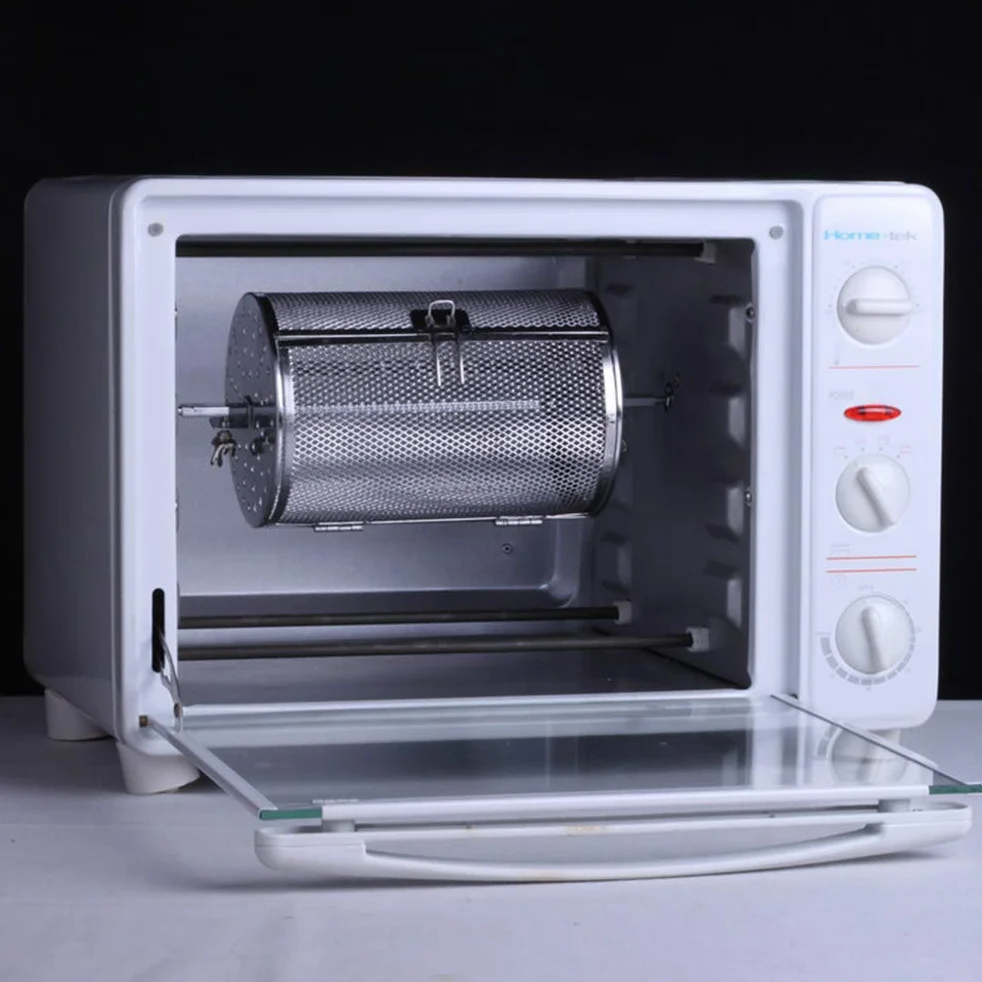 Kosz do Pieczenia ze Stali Nierdzewnej Rolling Bass Grill na Warzywa Rotisserie