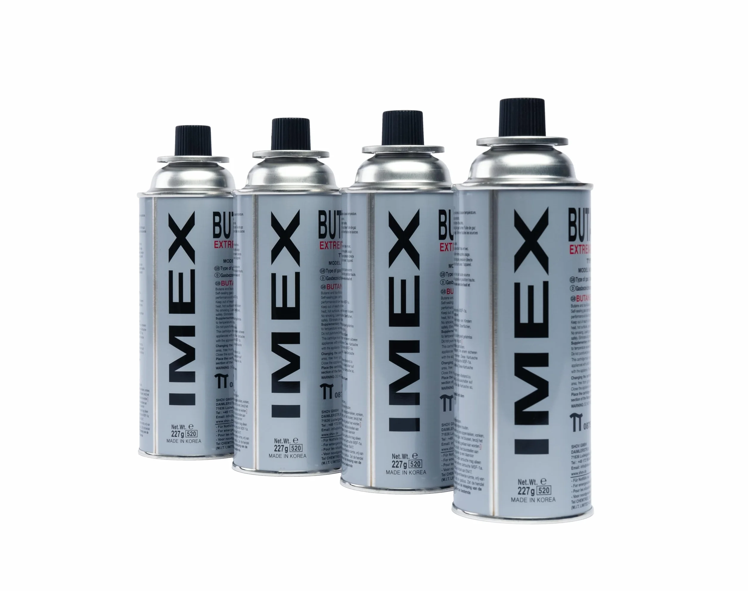 IMEX Kartridże gazowe do kuchenek gazowych, butan Imex, MSF-1a, 227 g (28 sztuk)
