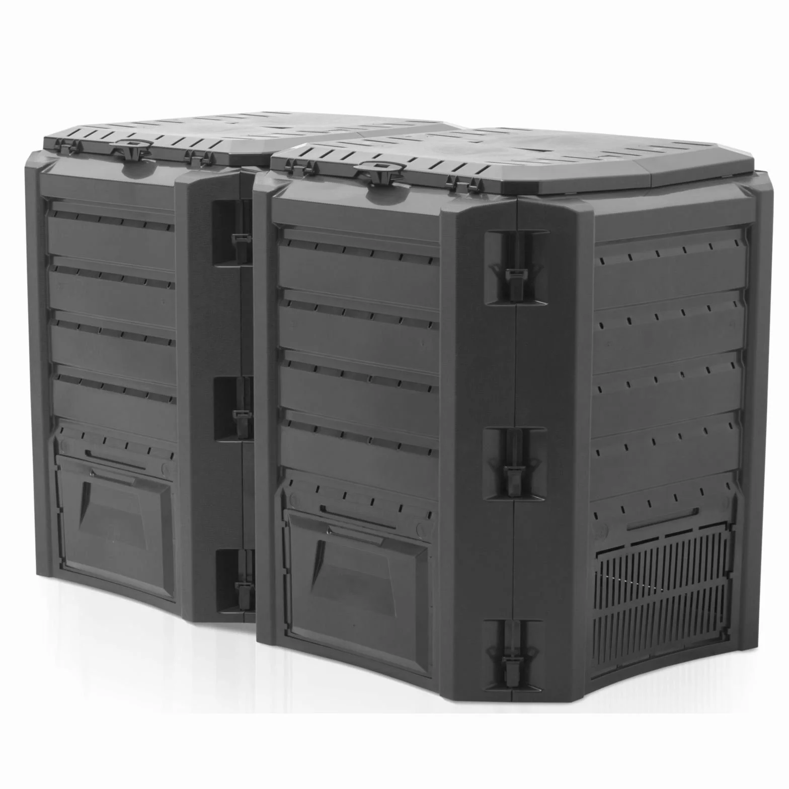 Prosper Plast IKLM800C-S411 moduł kompostownik kompozielony 135 x 72 cm - czarny (4-częściowy)