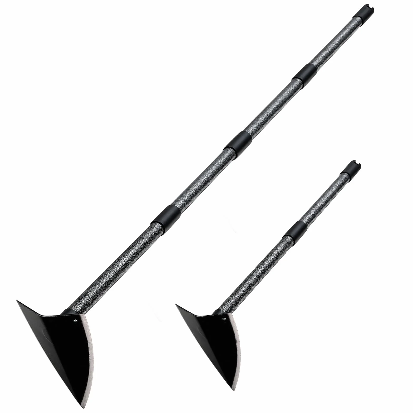 Motyka ogrodowa z długą łodygą 152 cm, kilof, do ciężkich prac ogrodowych, wytrzymałe narzędzie ogrodowe do pielenia, kopania, spulchniania, wyciągania krawędzi