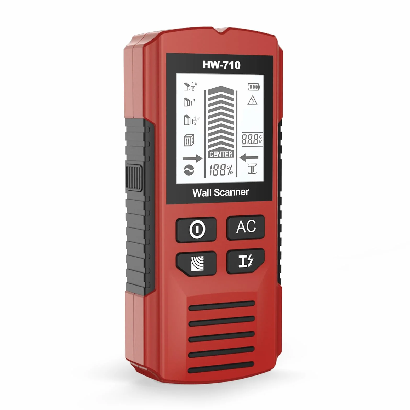 Wyszukiwarka przewodów, lokalizator 5 w 1, wielofunkcyjny wykrywacz stud z inteligentnym czujnikiem, alarmem audio, wyświetlaczem LCD HD, przenośnym detektorem ściennym, skanerem ściennym, do drewna
