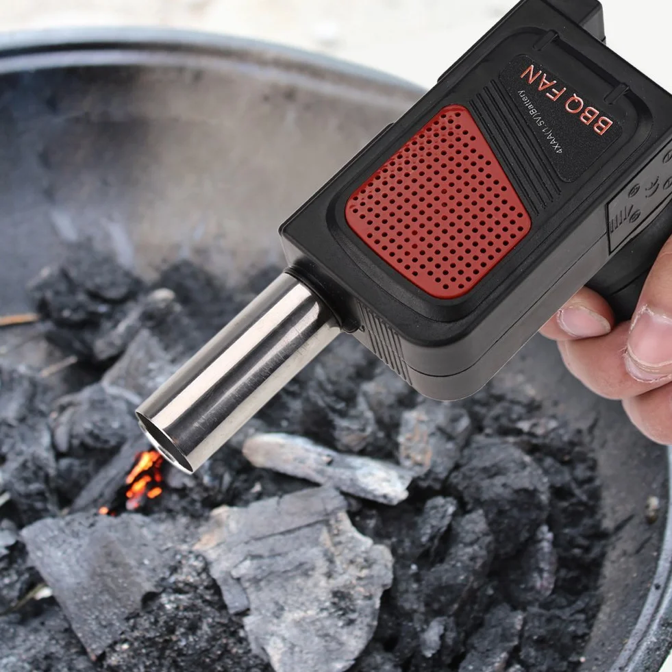 Przenośna elektryczna dmuchawa do grilla na zewnątrz Camping piknik grill grill narzędzie do gotowania