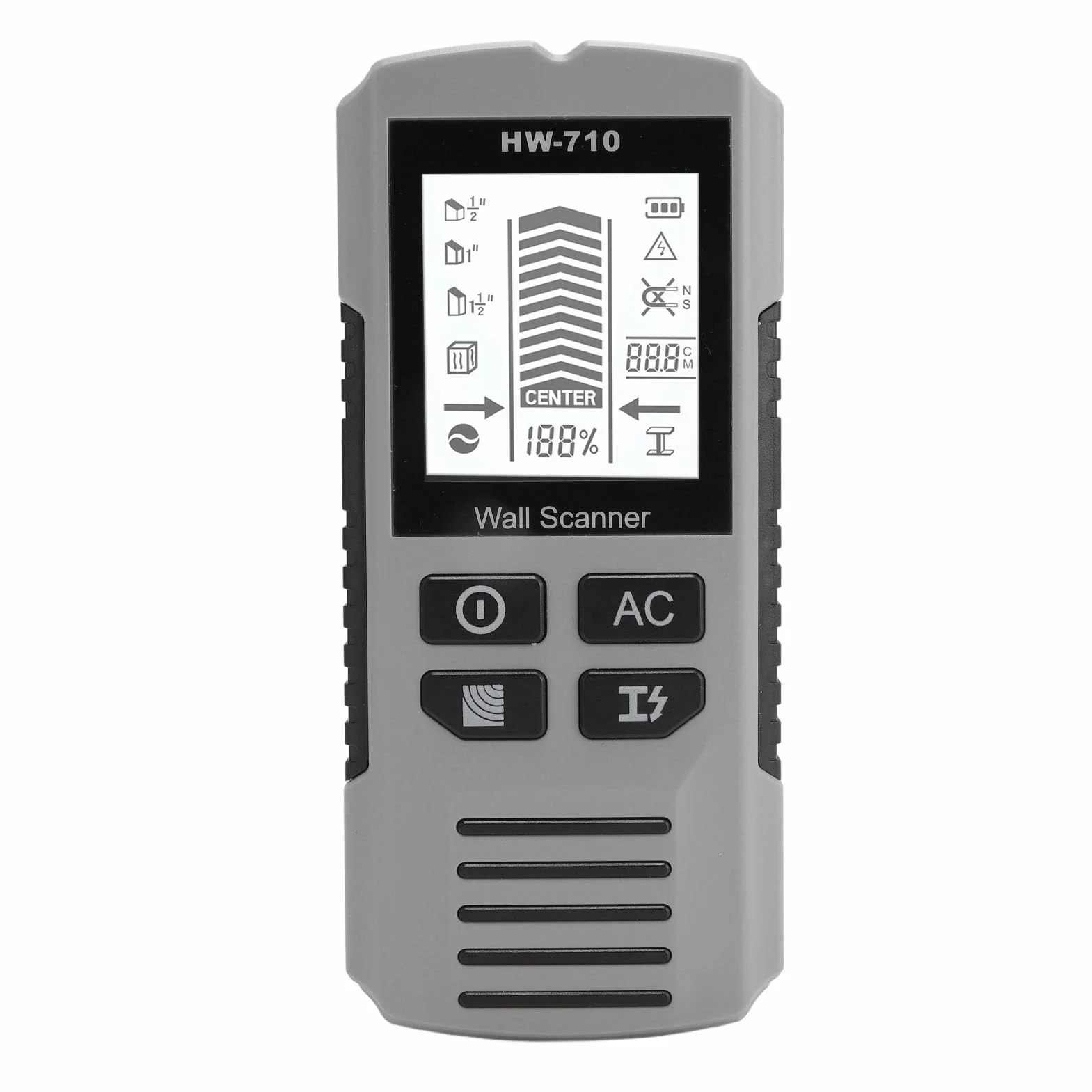 Detektor ścienny 3 w 1, wielofunkcyjny wykrywacz śrub z ekranem LCD do ścian, drewna, przewodów AC, metalu, kabli