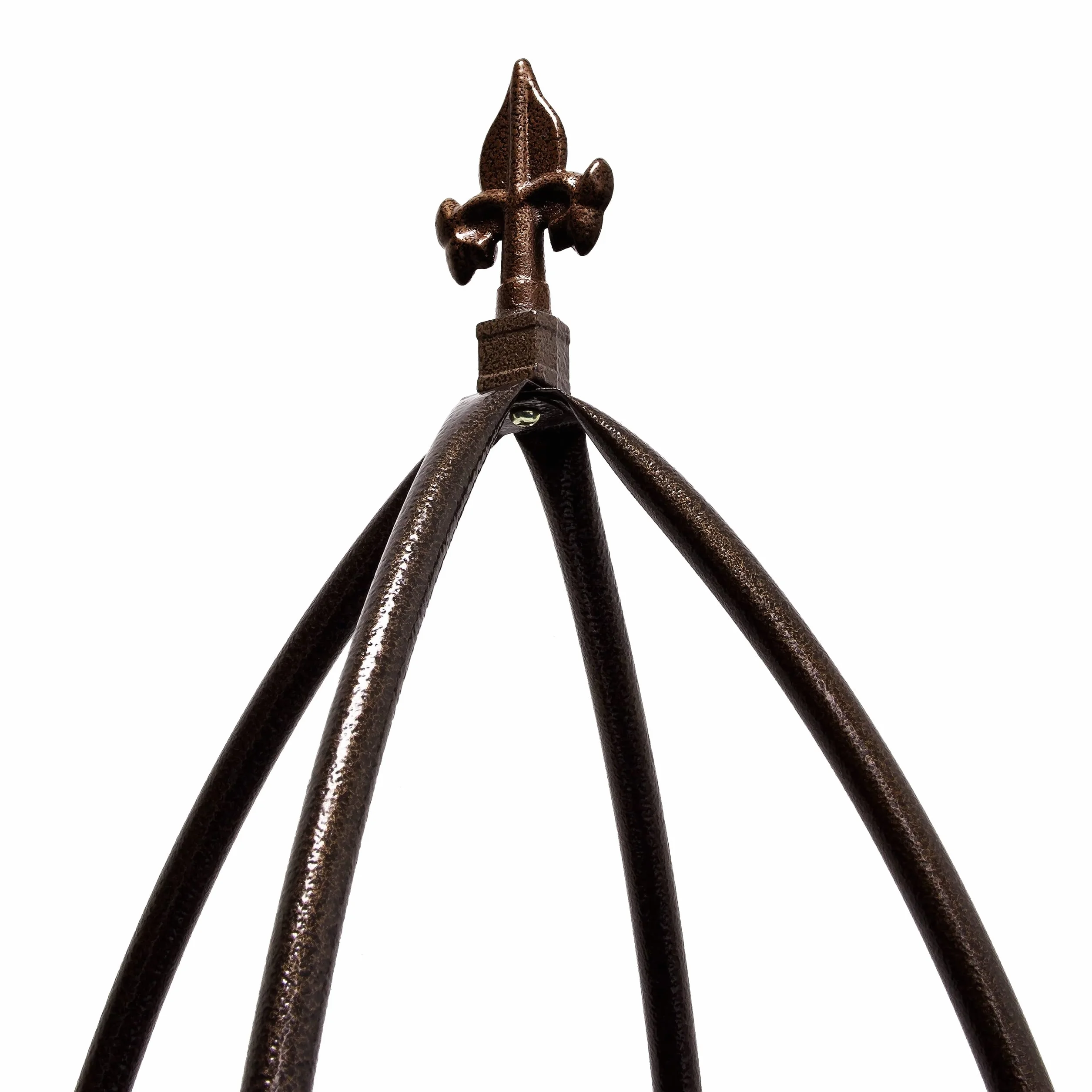 Relaxdays Podpora dla Roślin Pnących Metalowa Brązowa 190 cm