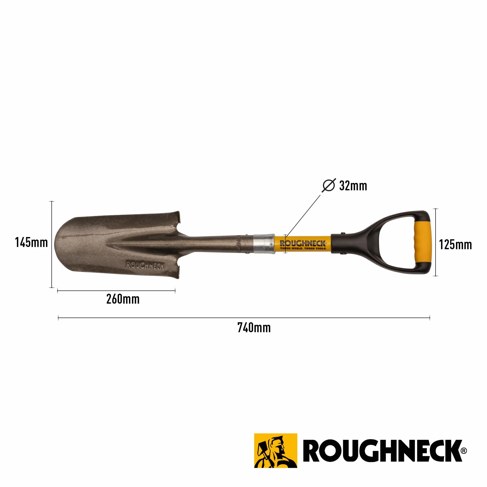 Roughneck Mikro łopata drenażowa 710 mm 28"