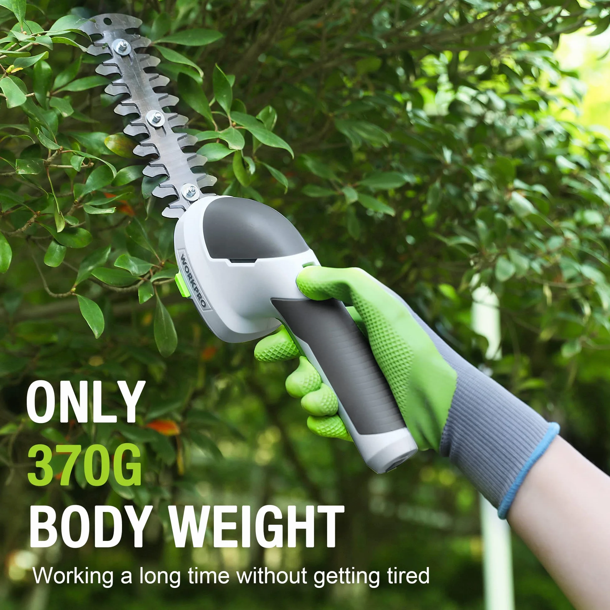 WORKPRO Akumulatorowe nożyce ogrodowe 7,2 V 2000 mAh 2 w 1