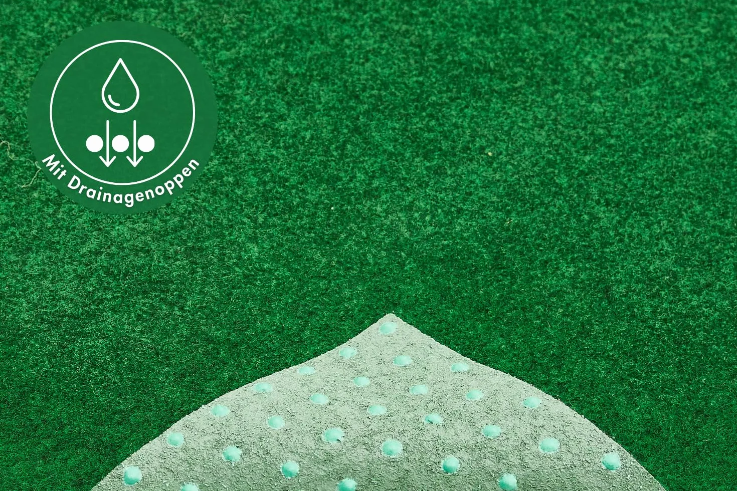 andiamo Dywan ze sztucznej trawy Field z wypustkami, sztuczna trawa do użytku na zewnątrz jako wykładzina podłogowa lub dywan na zewnątrz, odporny na warunki atmosferyczne i możliwość przycięcia, 200
