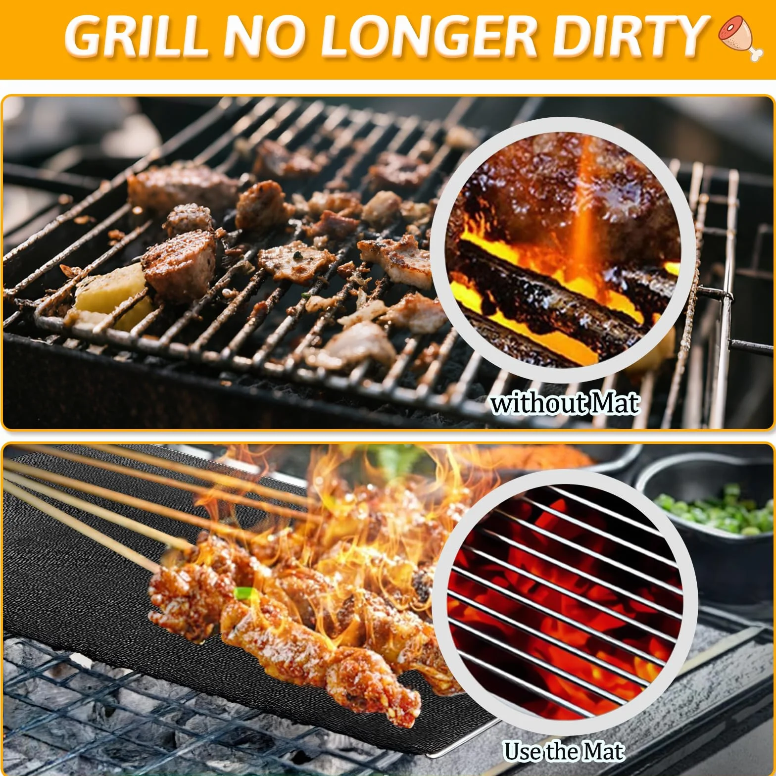 Mata Grillowa BBQ Nieprzywierająca Płyta Grillowa do Grilla Gazowego Węglowego Elektronicznego Gicctyble