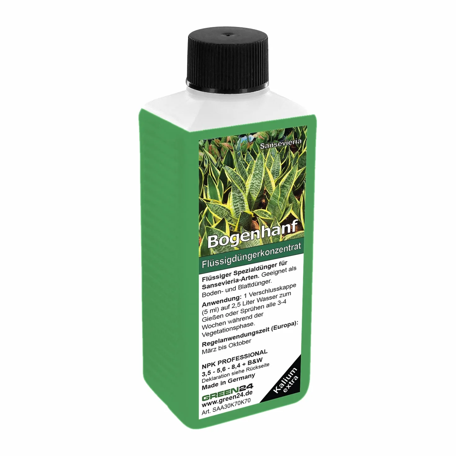 Nawóz konopny Sansevieria NPK płynny do języka teściowej, Dracaena trifasciata, Sansevieria cylindrica, nawóz pełny, nawóz do roślin pokojowych