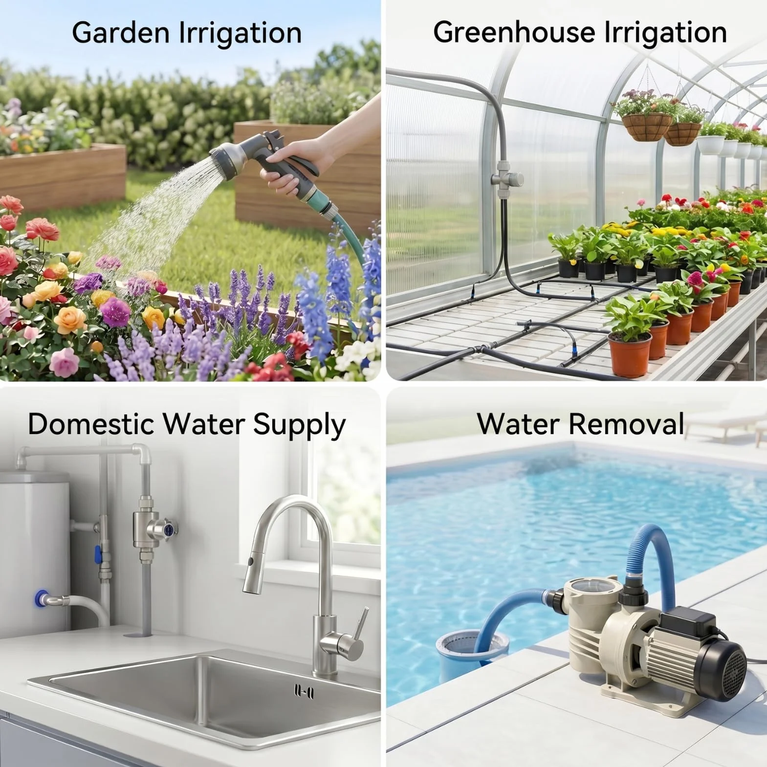 Automatische Wasserpumpensteuerung 220V-240V elektronischer Druckregler für Kreiselpumpe