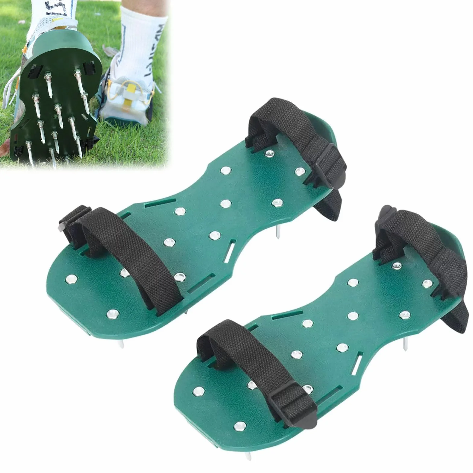 Napowietrzacz trawnika, profesjonalne buty do paznokci, buty do aeratora trawnika, buty do napowietrzania trawnika, buty do jastrychu, do zastosowania jako napowietrzacz trawnika lub buty do