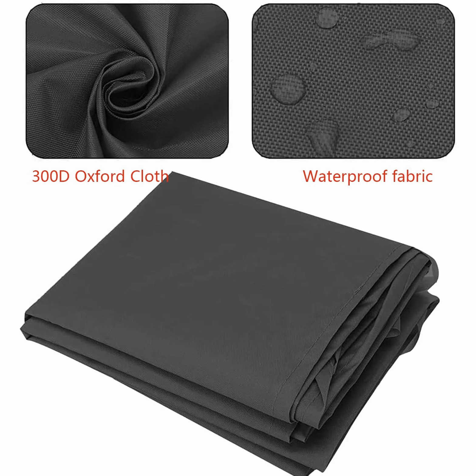 300D Oxford Osłona ochronna markizy, chowana osłona przeciwsłoneczna okna drzwi Zewnętrzna osłona ogrodowa na patio Meble ogrodowe na zewnątrz,Black,3m/9.84ft