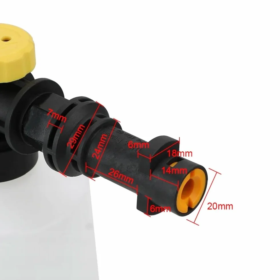 PIANOWNICA 750ML DO MYJKI CIŚNIENIOWEJ KARCHER K2 K3 K4 K5 K6 7 BAYONET