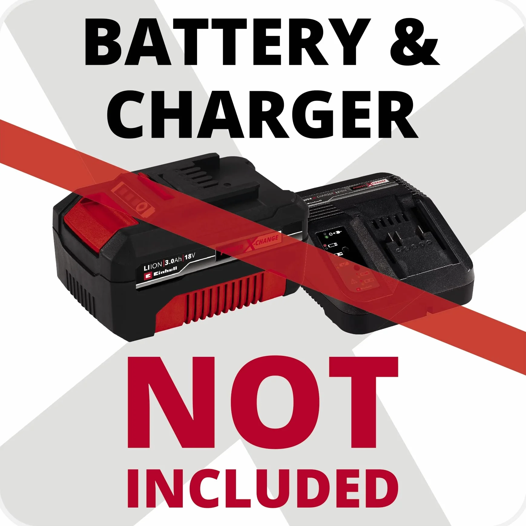 Einhell Ge-Us 18 Li-Solo Power X-Change Siewnik 3.3 litra Czerwony Czarny