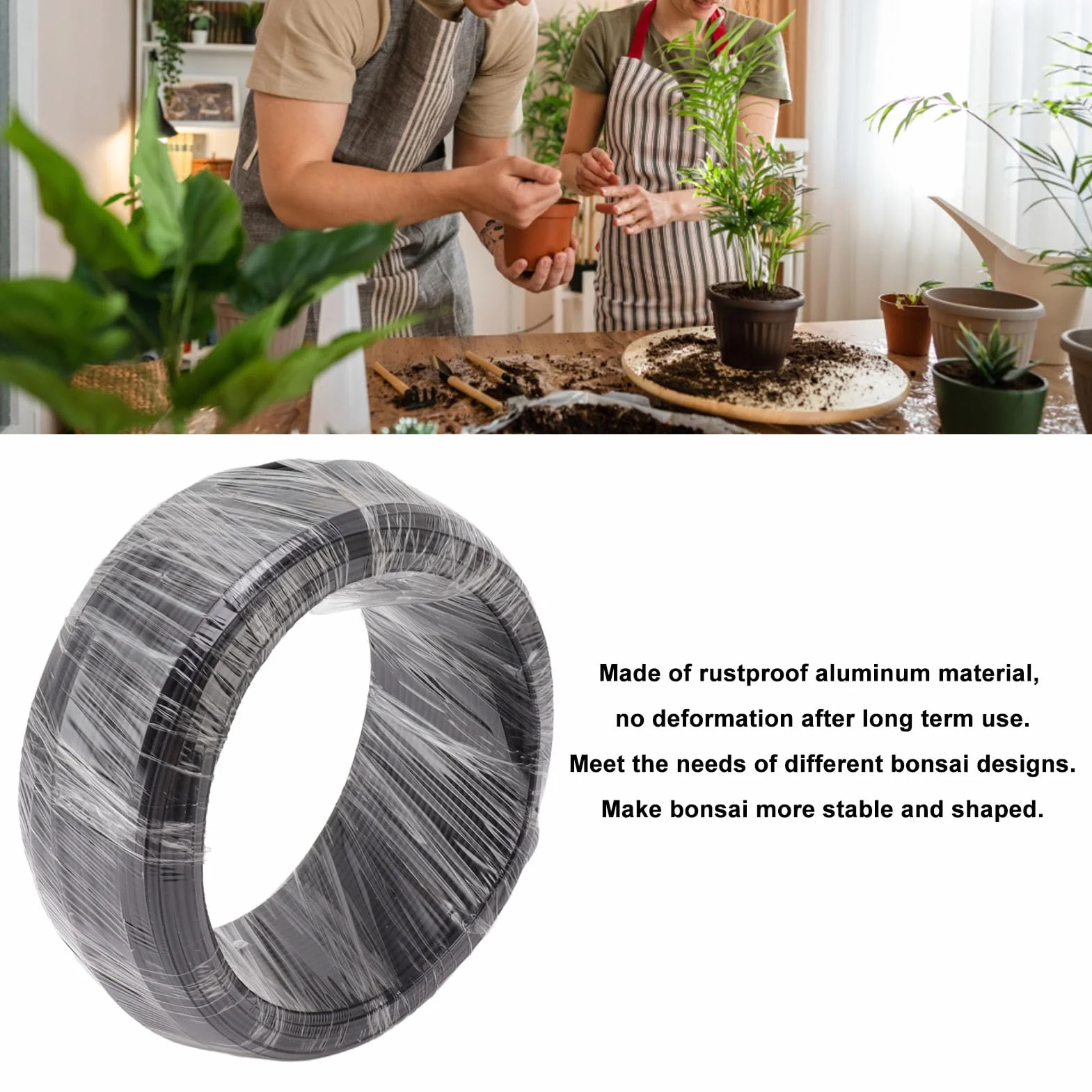 Drut Treningowy, Drut Bonsai 500 G Wytrzymały w Ogrodnictwie (3,5 mm)