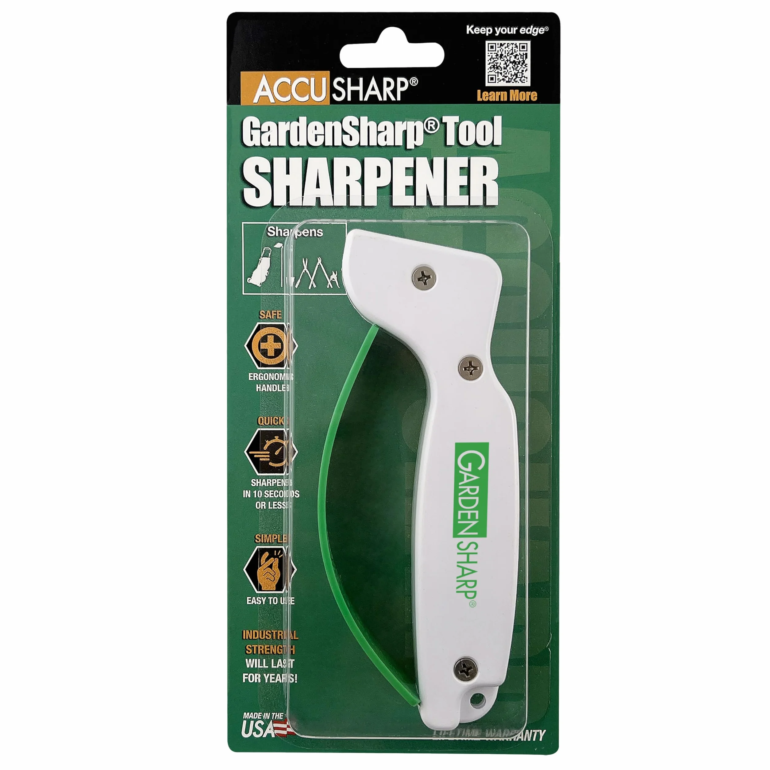 AccuSharp GardenSharp narzędzie do ostrzenia, temperówka do ostrza kosiarki i łopatek