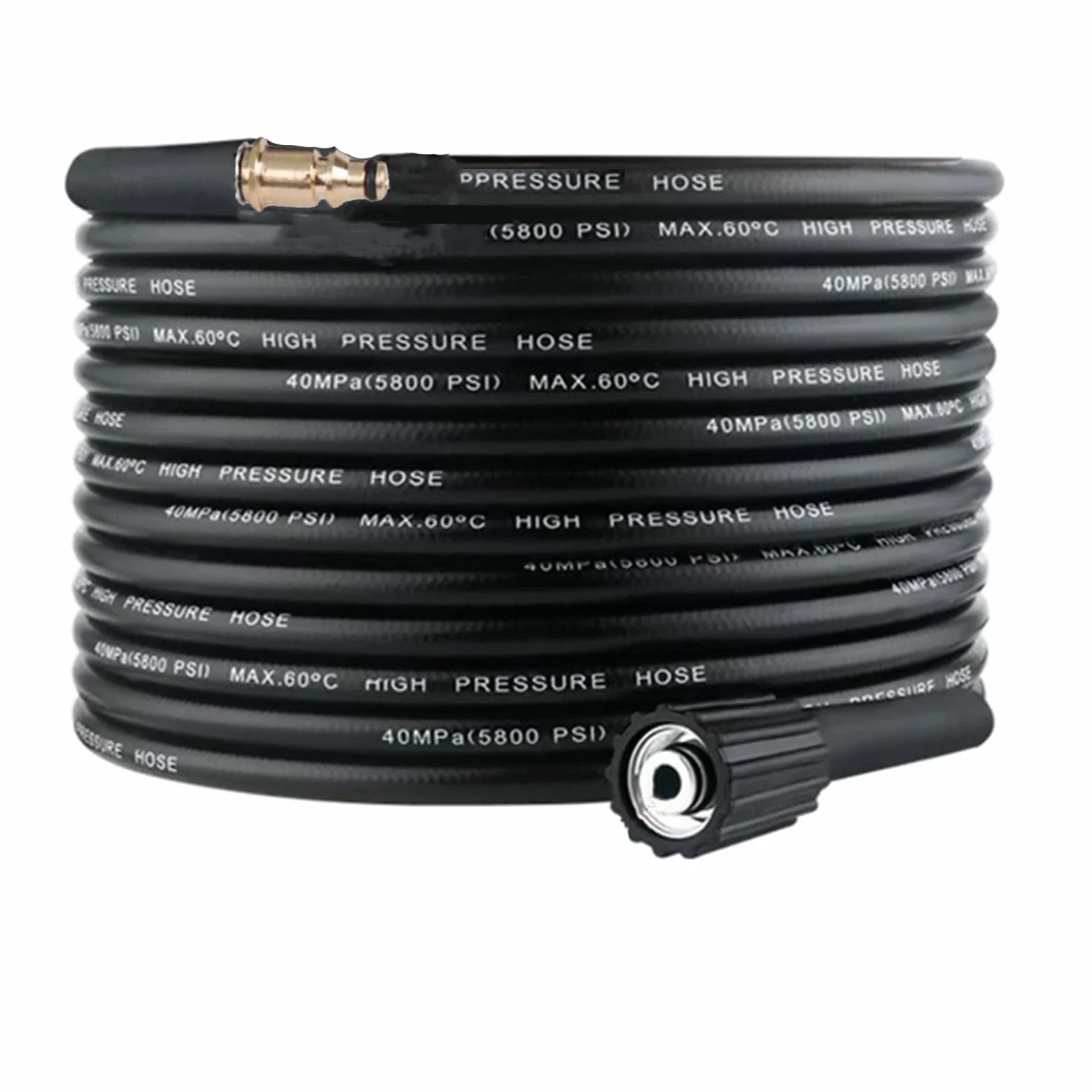 Wąż do myjki wysokociśnieniowej, 10 m, do Kärcher K2, K3, K4, K5, K6, K7, M22-14 mm, wąż zastępczy do myjki wysokociśnieniowej, wąż przedłużający