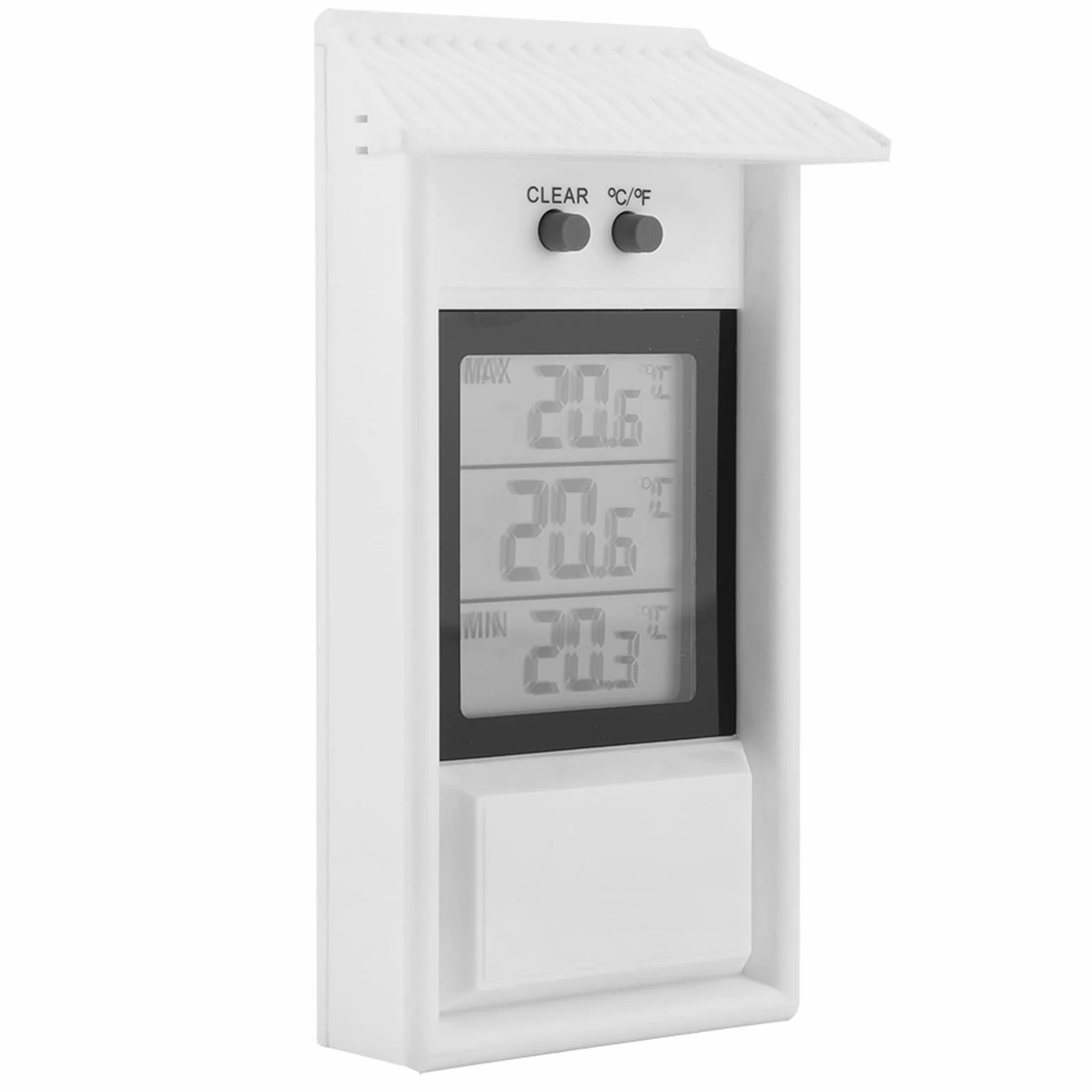 Wodoodporny Termometr Higrometrowy o Szybkiej Reakcji, Wyświetlacz Temperatury Wewnątrz/na Zewnątrz do Użytku Domowego, Zielonego Domu, Laboratoriów o Delikatnym Rozmiarze