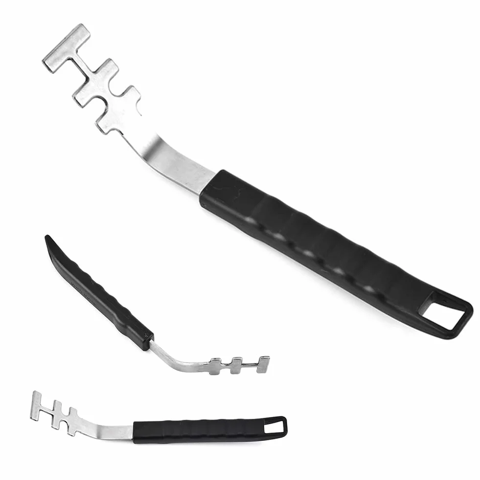 Podnośnik rusztu do grilla, głowica ze stali nierdzewnej, długi uchwyt, Culinary Modular ruszt, wygodne podnoszenie gorących i brudnych rusztów, 25,7 cm, do wszystkich grilli z wkładką modułową Culinary