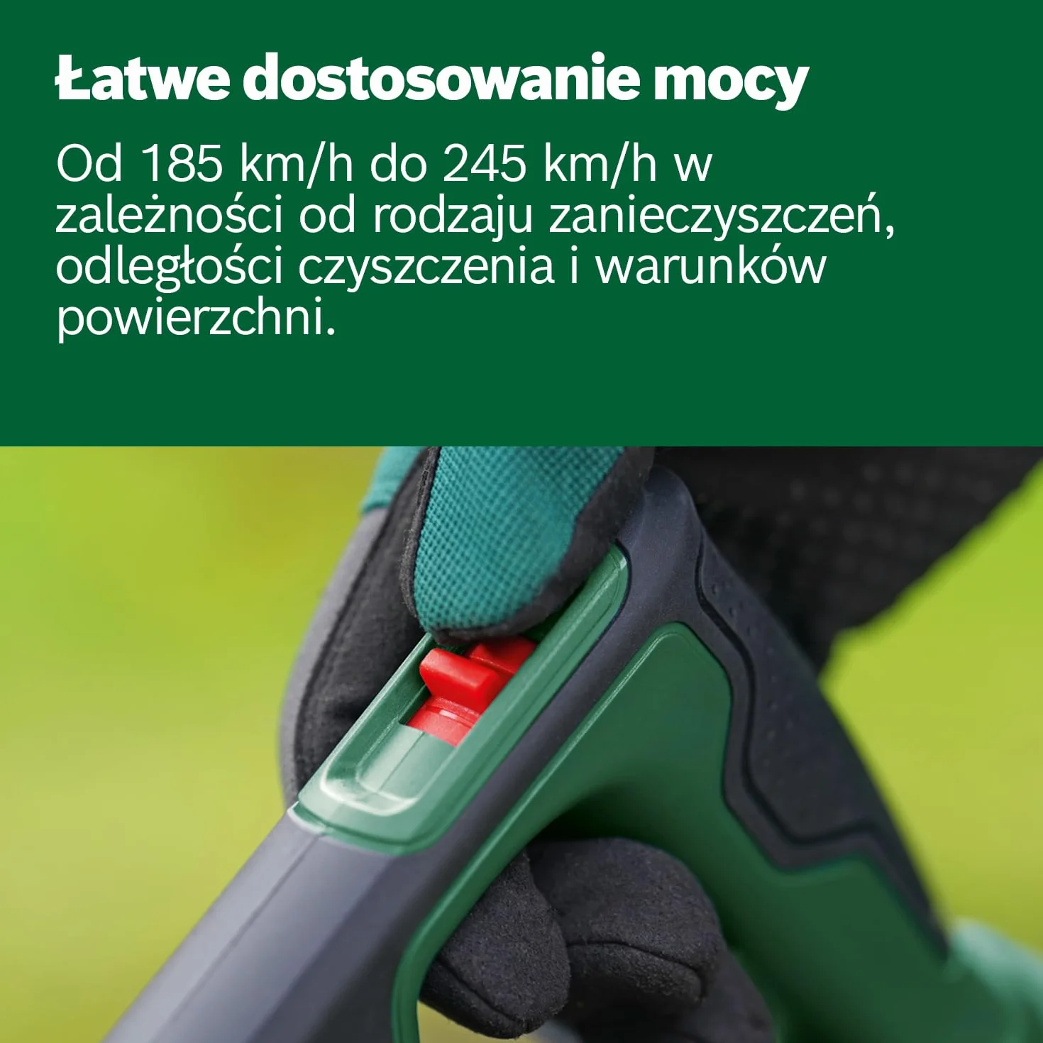 Bosch Dmuchawa do Liści, Zielony, 18 V
