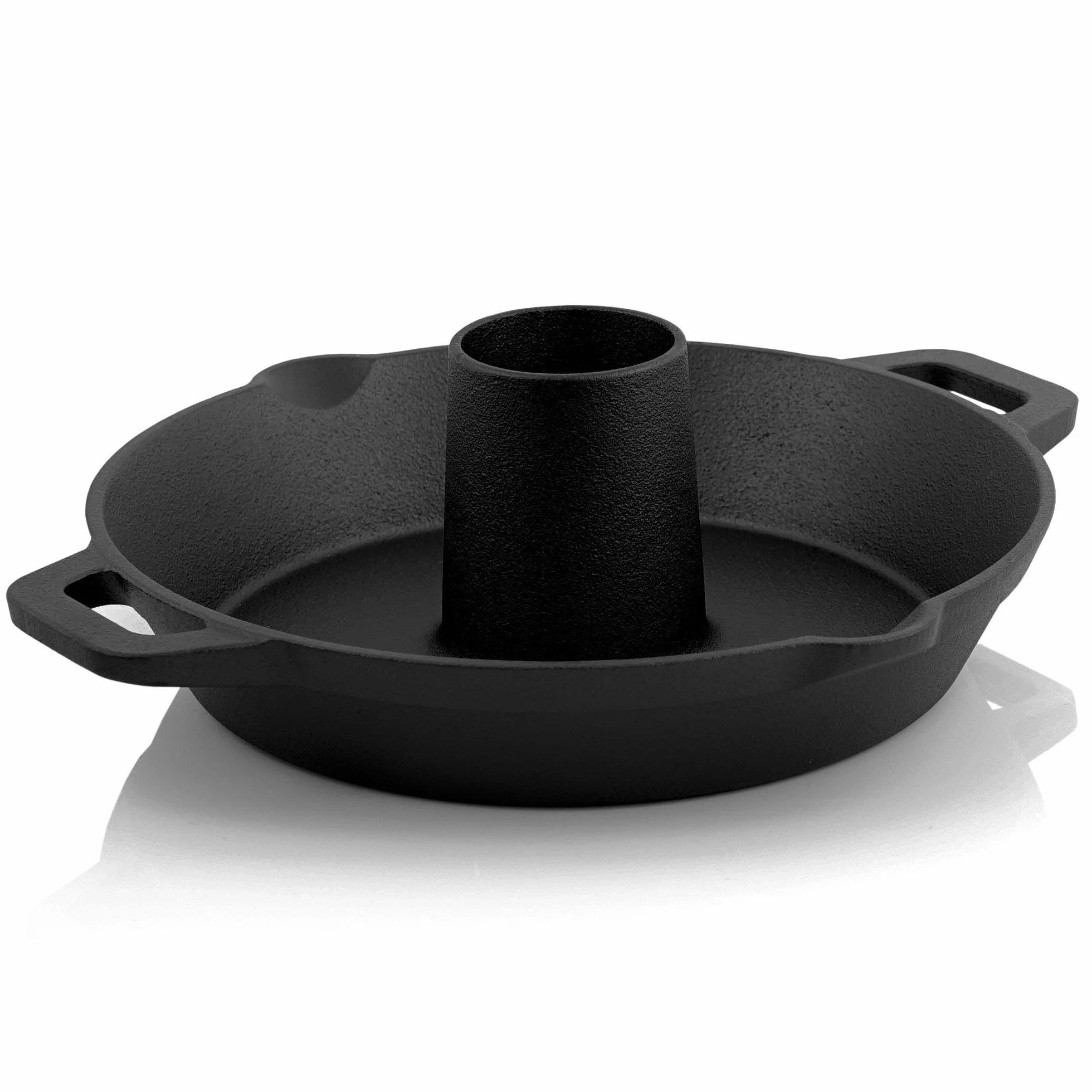 BBQ-Toro Gusseisen Hähnchenbräter Ø 28 cm Aroma-Kegel Geflügelbräter Chicken Roaster