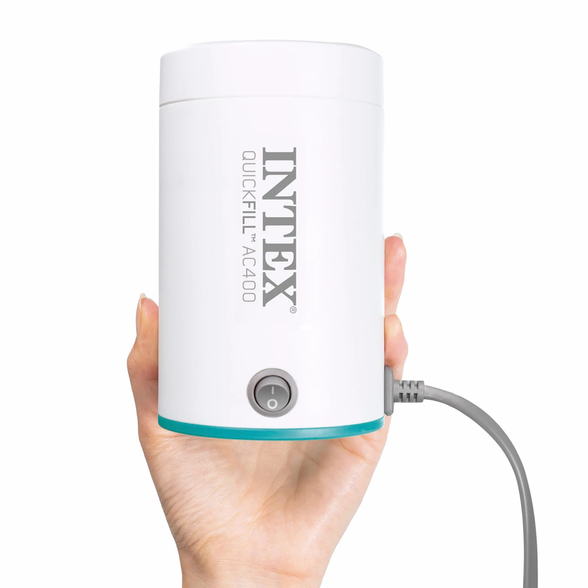 Intex 66646 QuickFill AC400 pompa elektryczna do pompowania i opróżniania, tworzywa sztucznego, biała