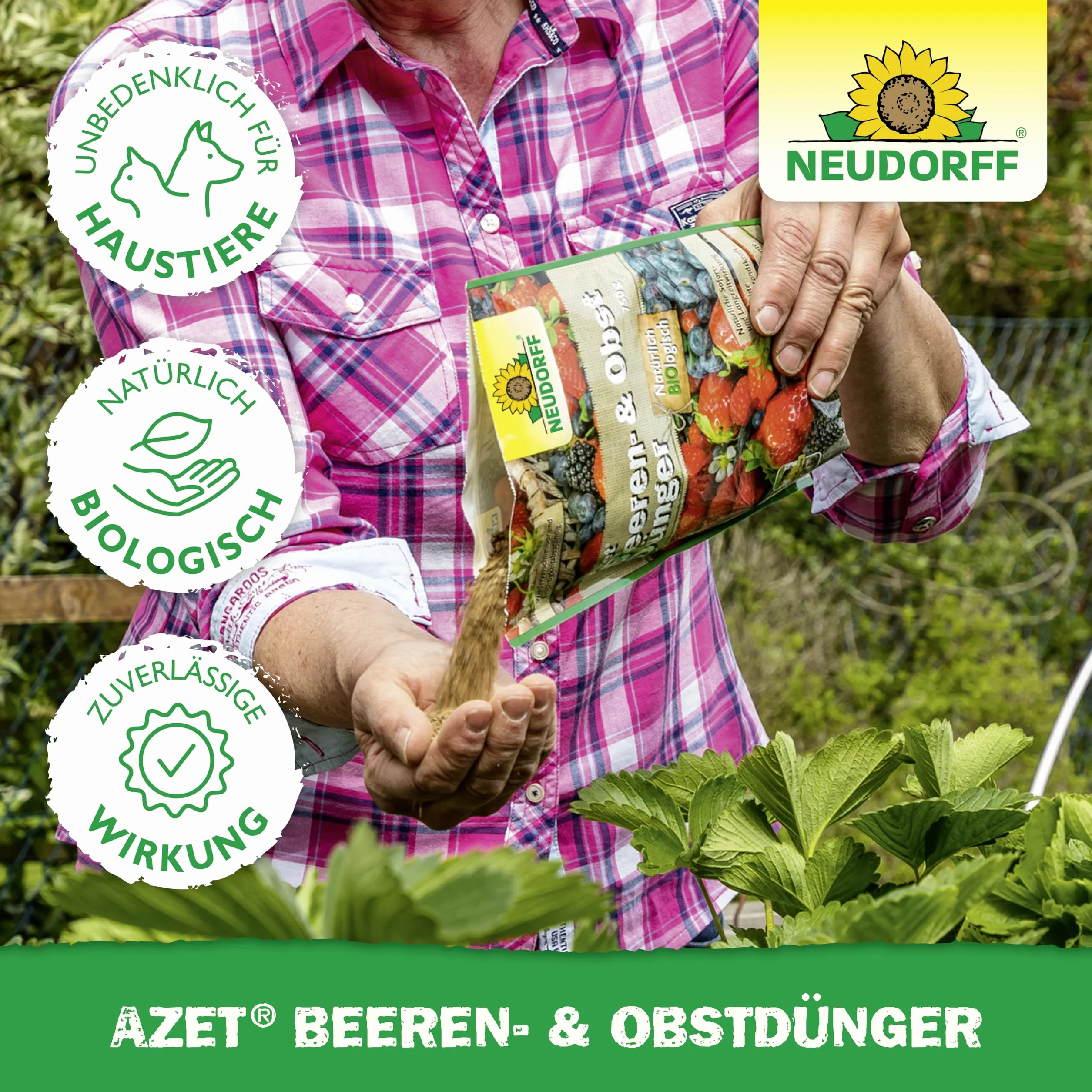 NEUDORFF Azet nawóz do jagód i owoców 750 g
