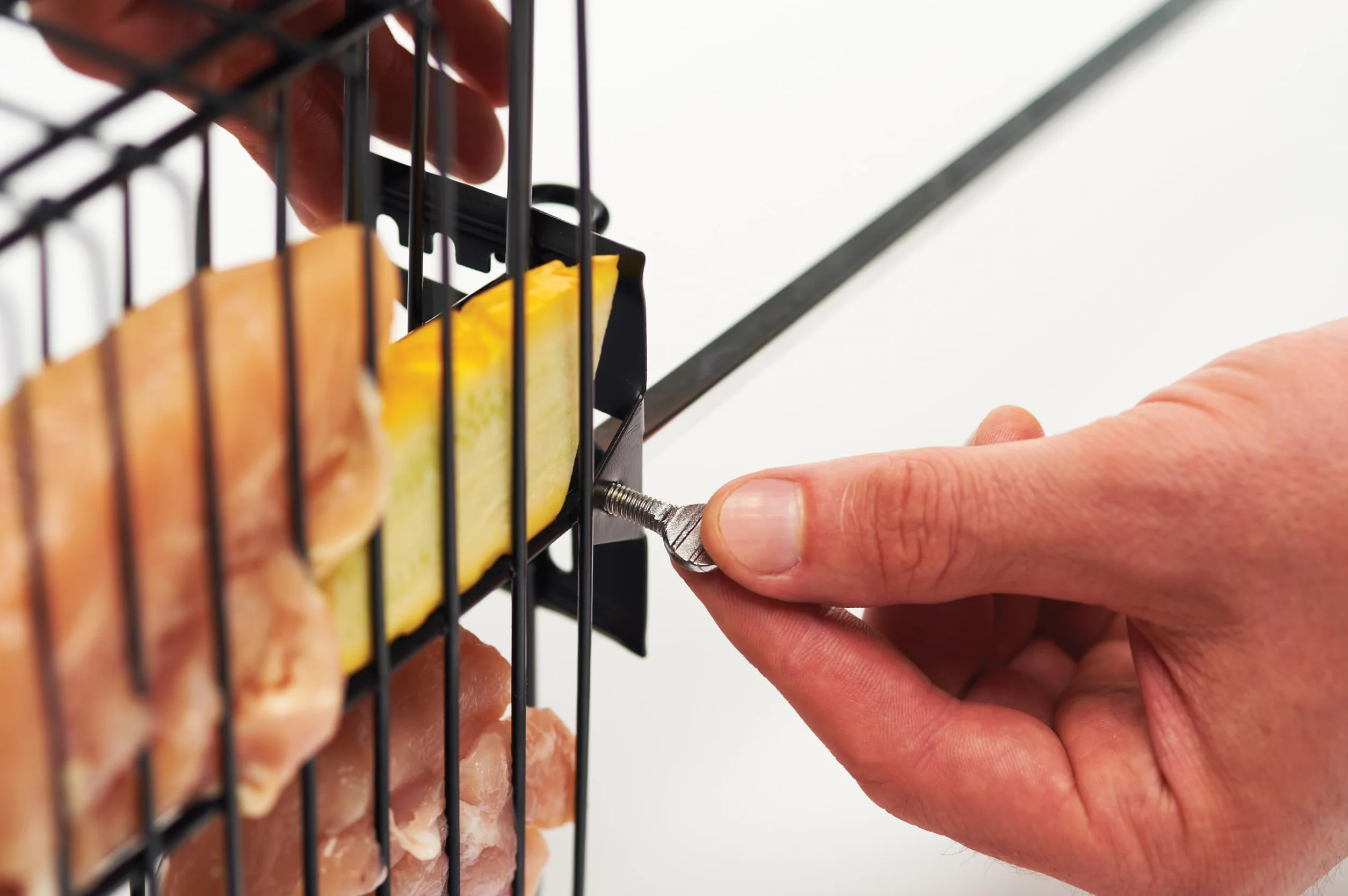 Onward Manufacturing Company Non-Stick Flat Spit Rotisserie Grill Basket