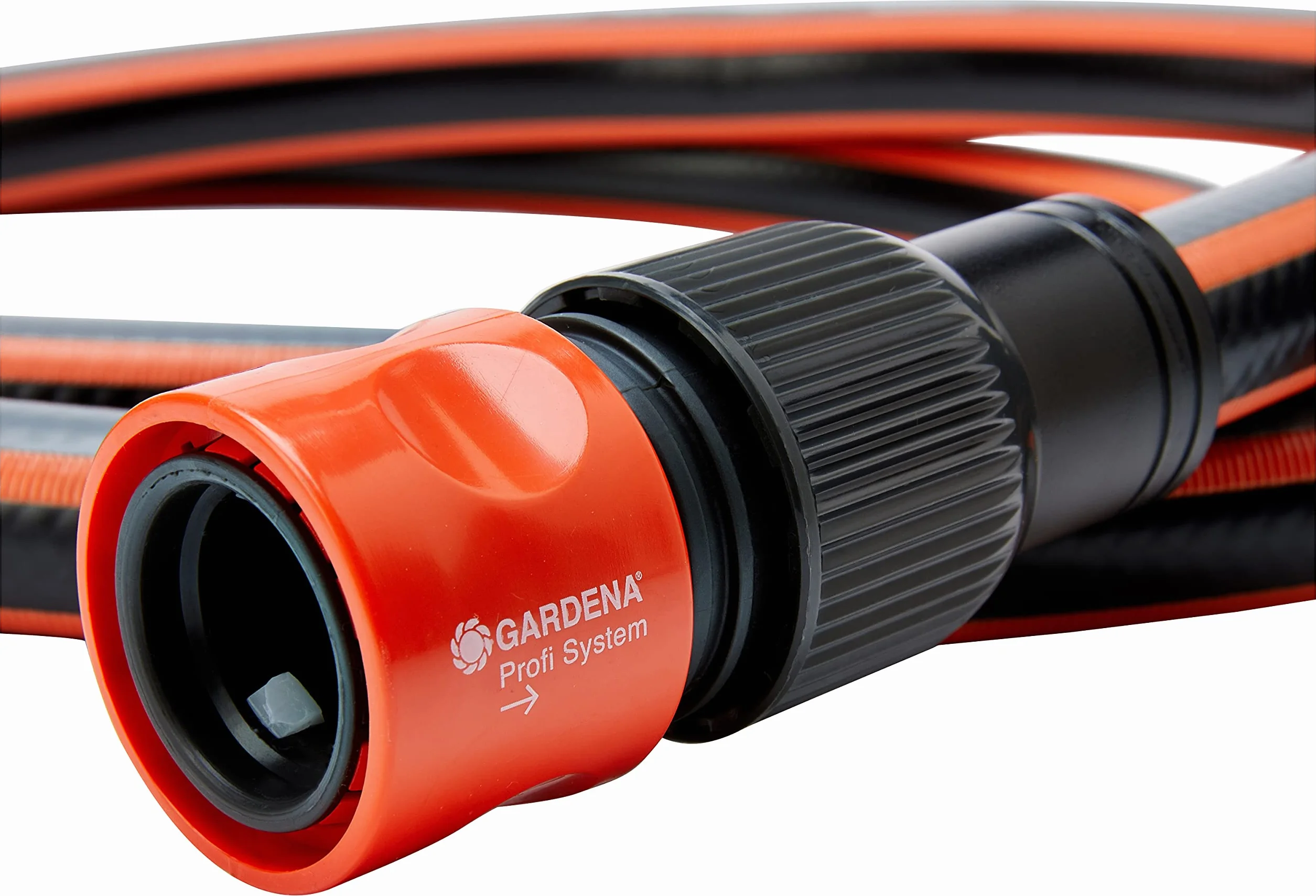 Gardena Profi-System zestaw podłączeniowy: kompletny zestaw do podłączenia systemów Pipeline i Sprinklersystem do sieci wodociągowej, z przyłączem kranowym, szybkozłączami i wężem Flex (2713-20)