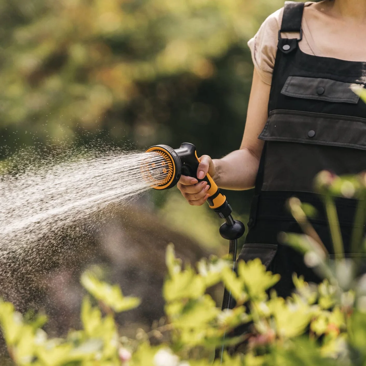 Fiskars Cf Multi Pistolet Natryskowy, Czarny/Pomarańczowy, 5 Funkcji