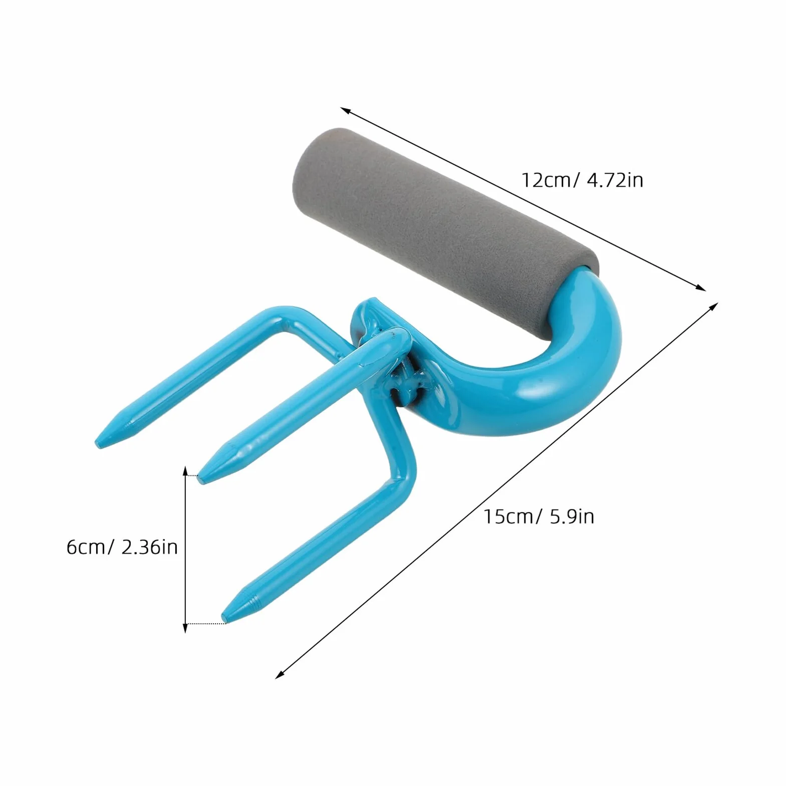 Manganese Steel Garden Fork Ręczny Kultywator Spulchniacz Gleby Ergonomiczny Uchwyt